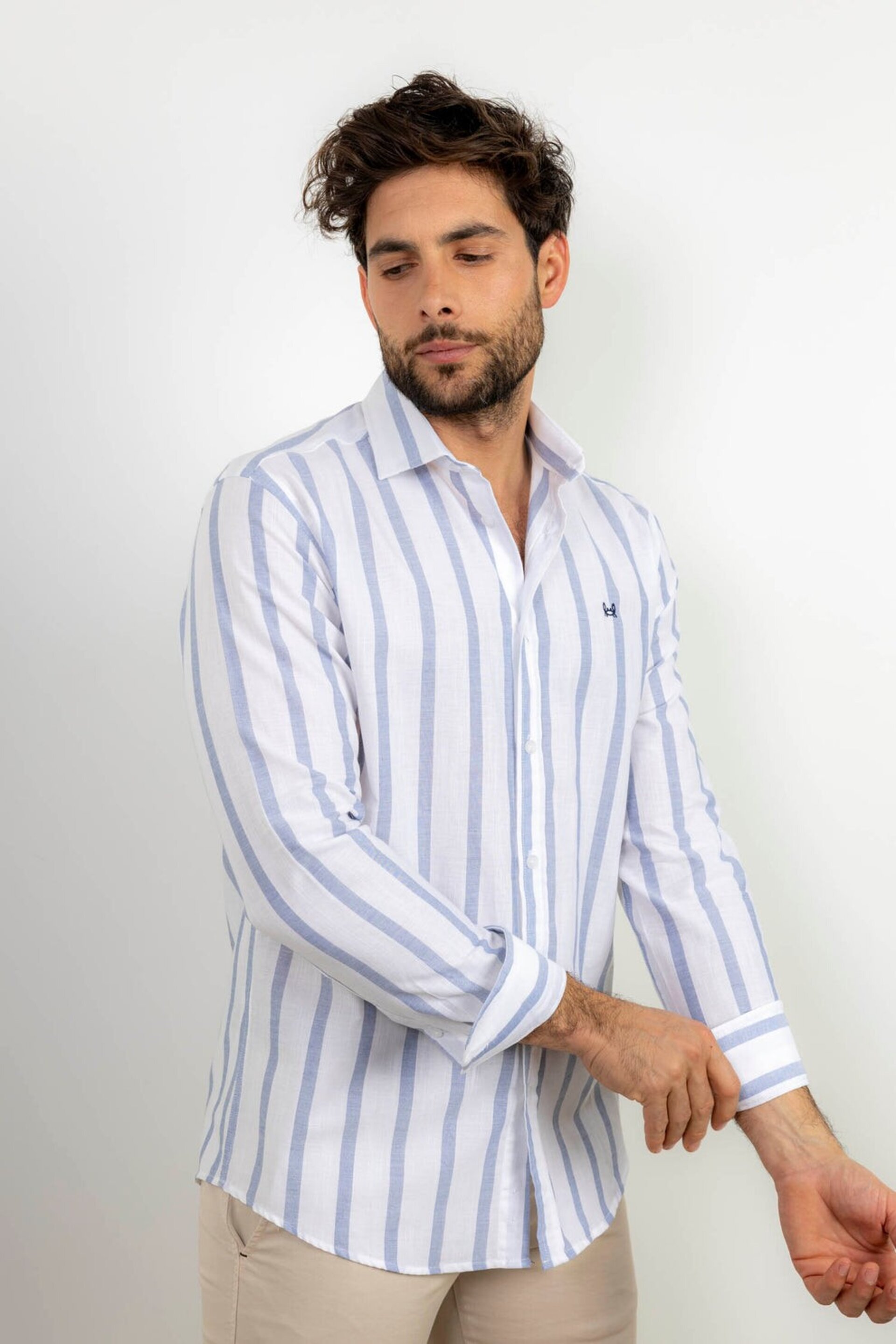 CAMISA RAYAS AZUL | SANLÚCAR - 3