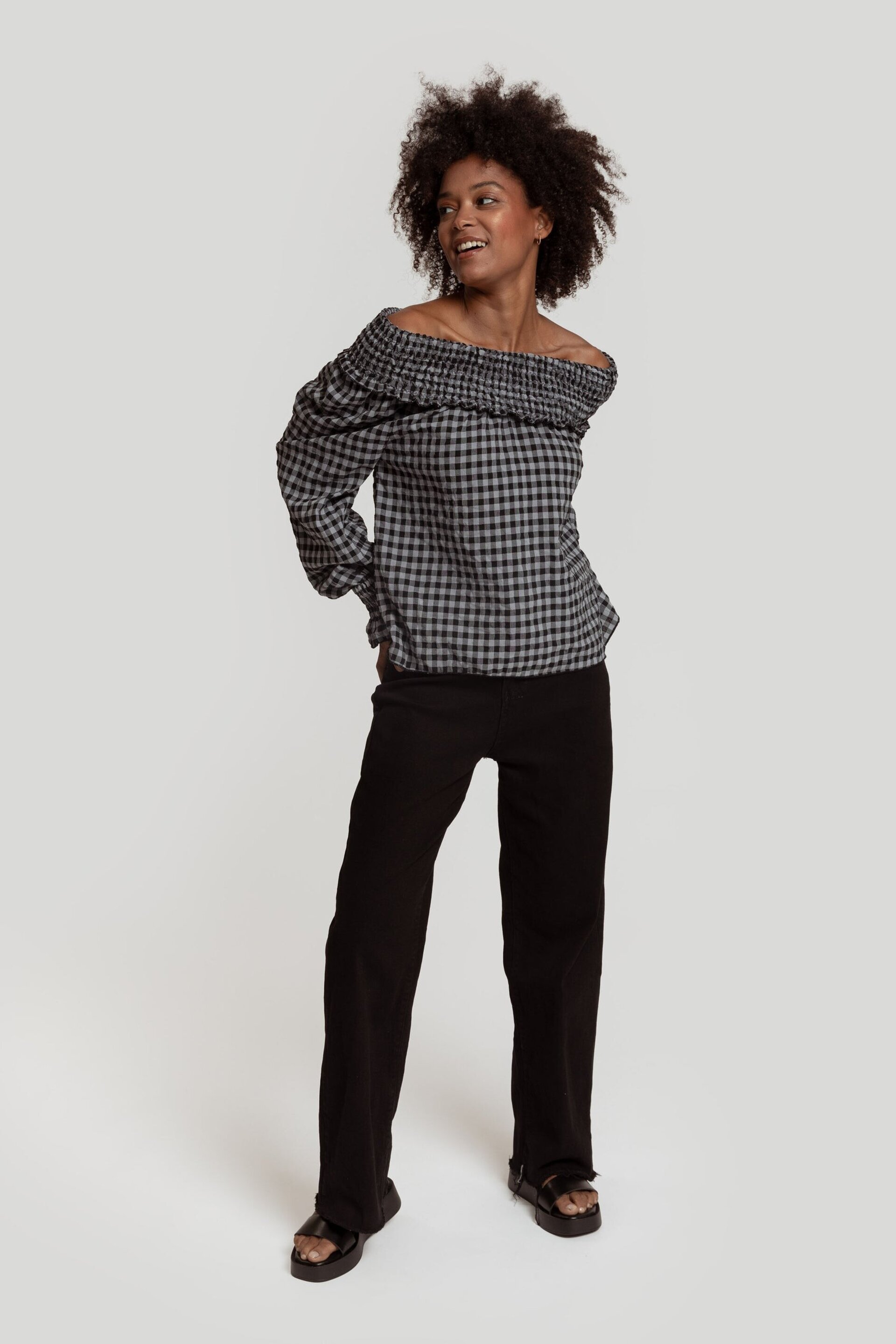 JEANS RECTO NEGRO - 4