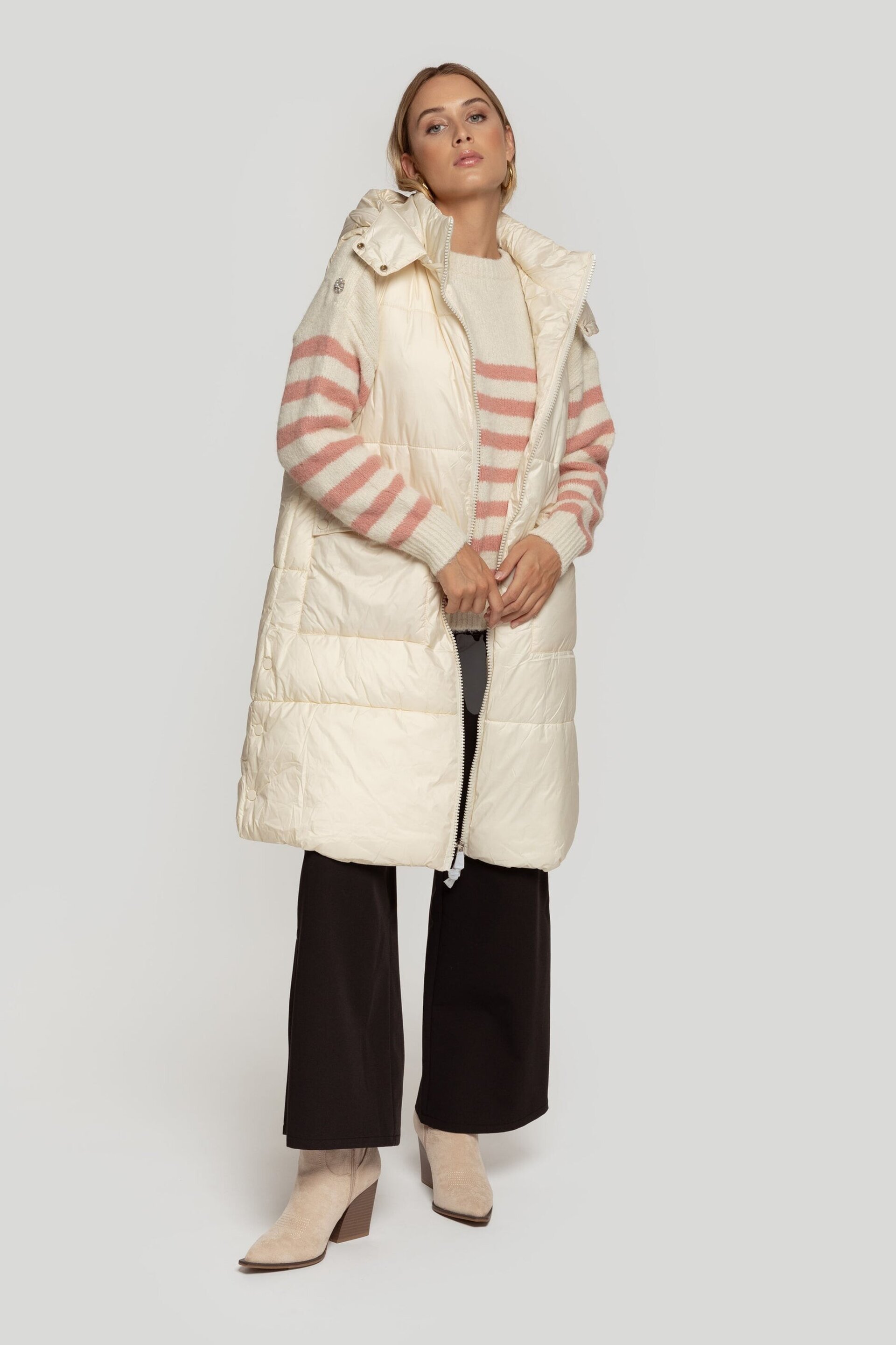 CHALECO LIGERO BEIGE - 4