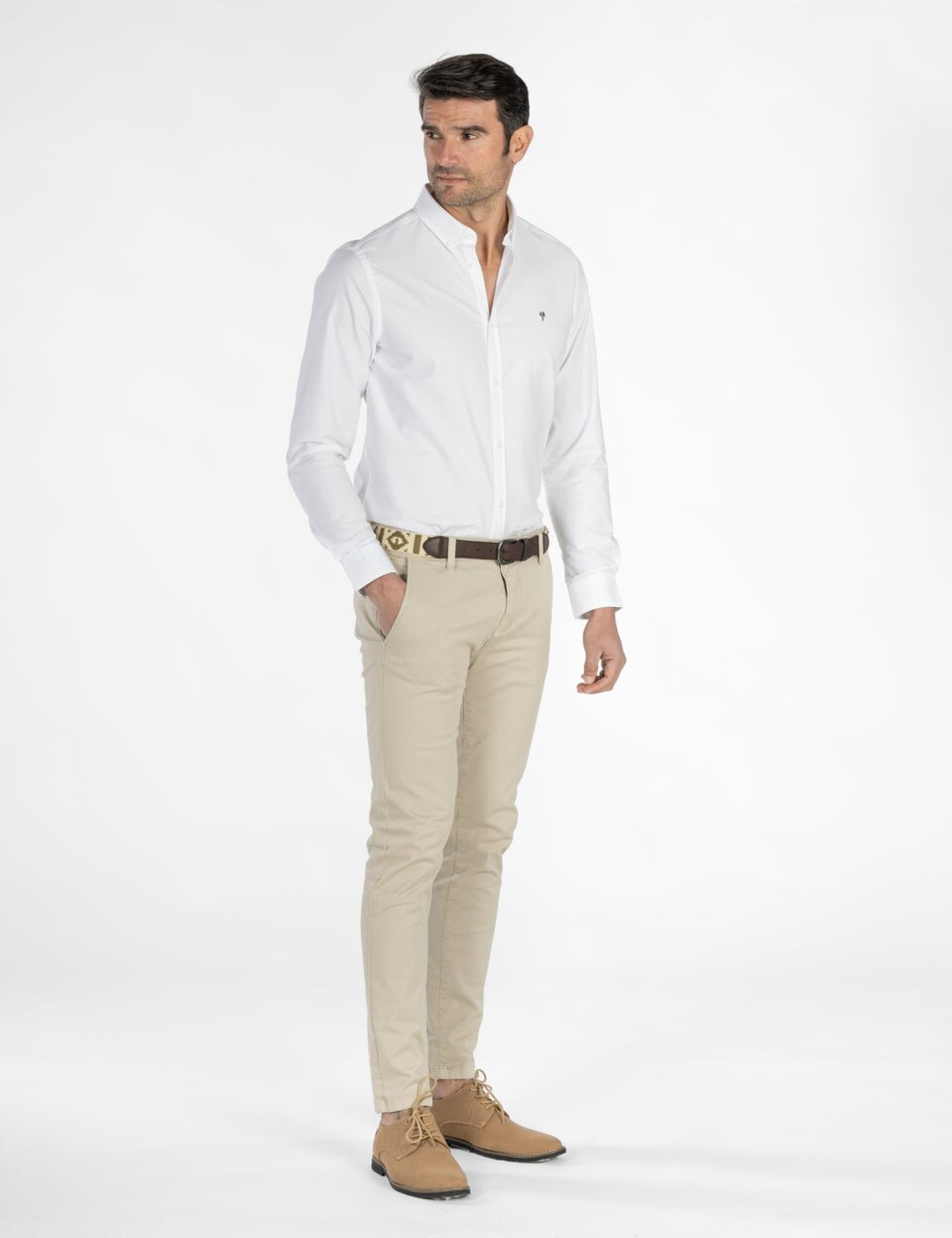 CAMISA OXFORD BLANCA - 4
