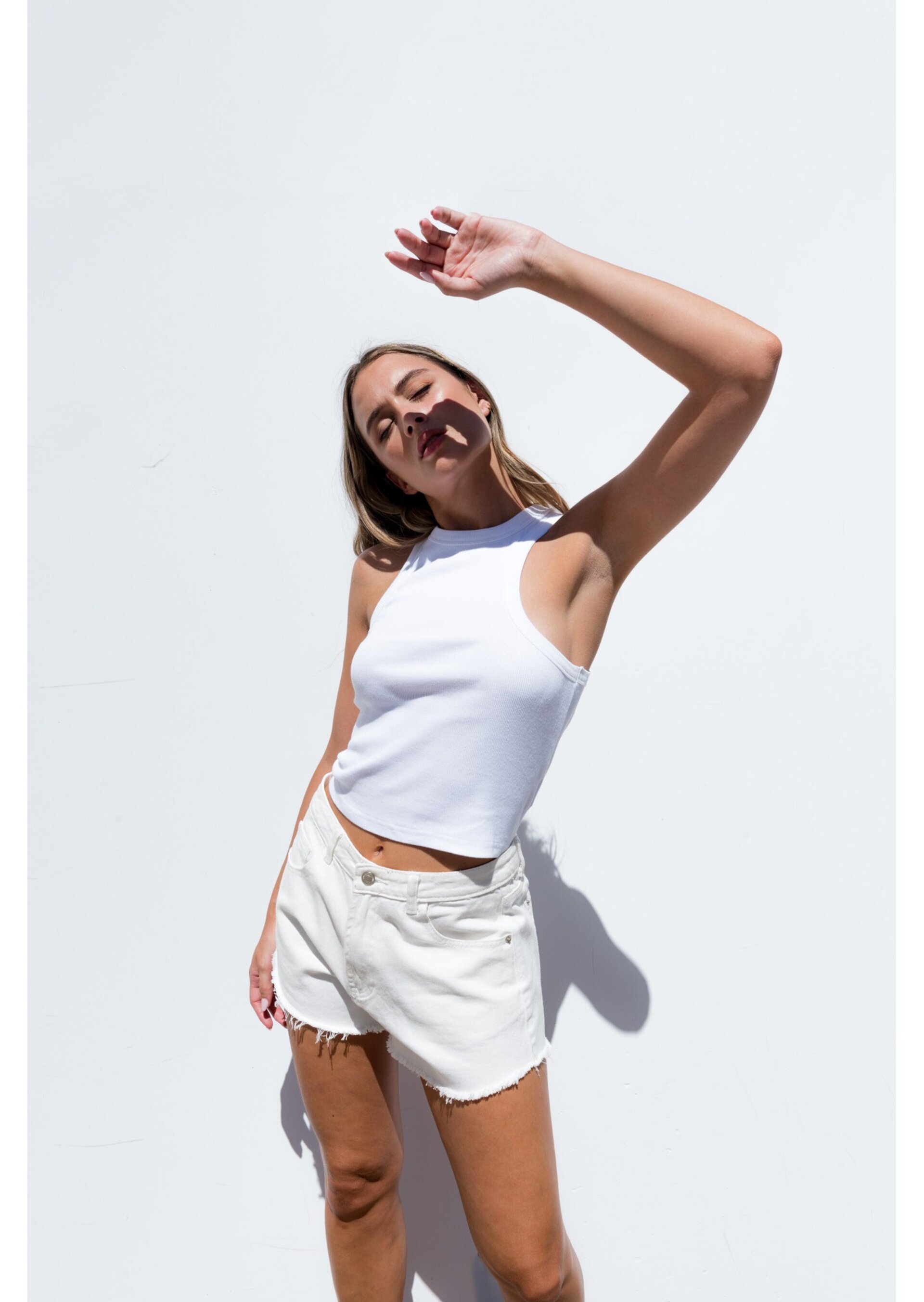 Pantalones Cortos De Talle Alto - 2