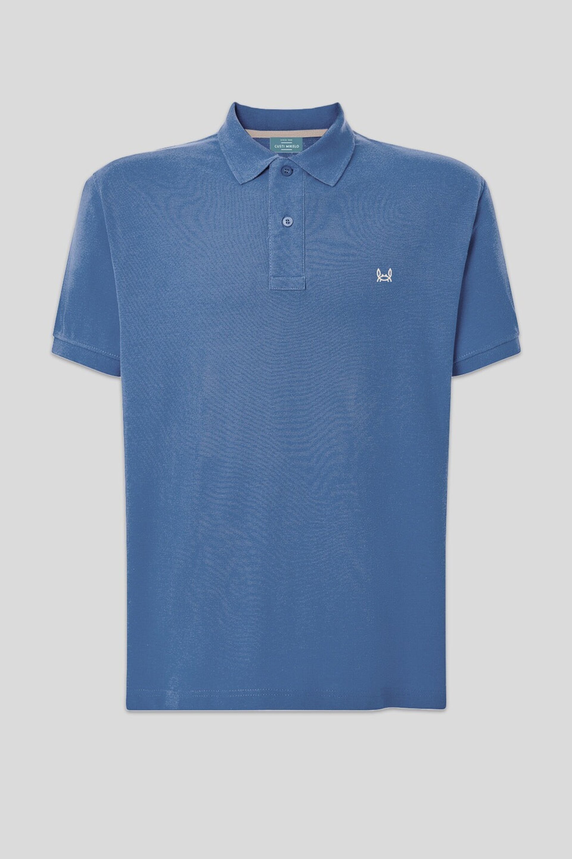 POLO BÁSICO AZUL MEDIO - 3