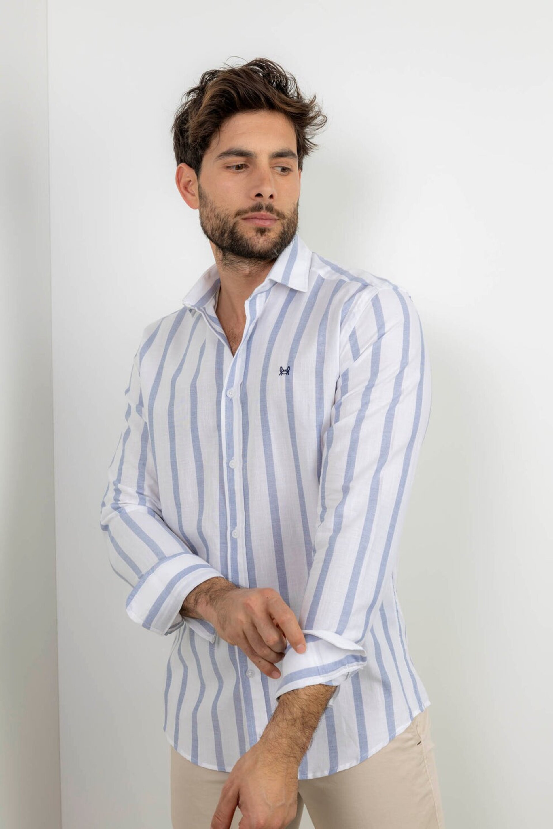 CAMISA RAYAS AZUL | SANLÚCAR - 4