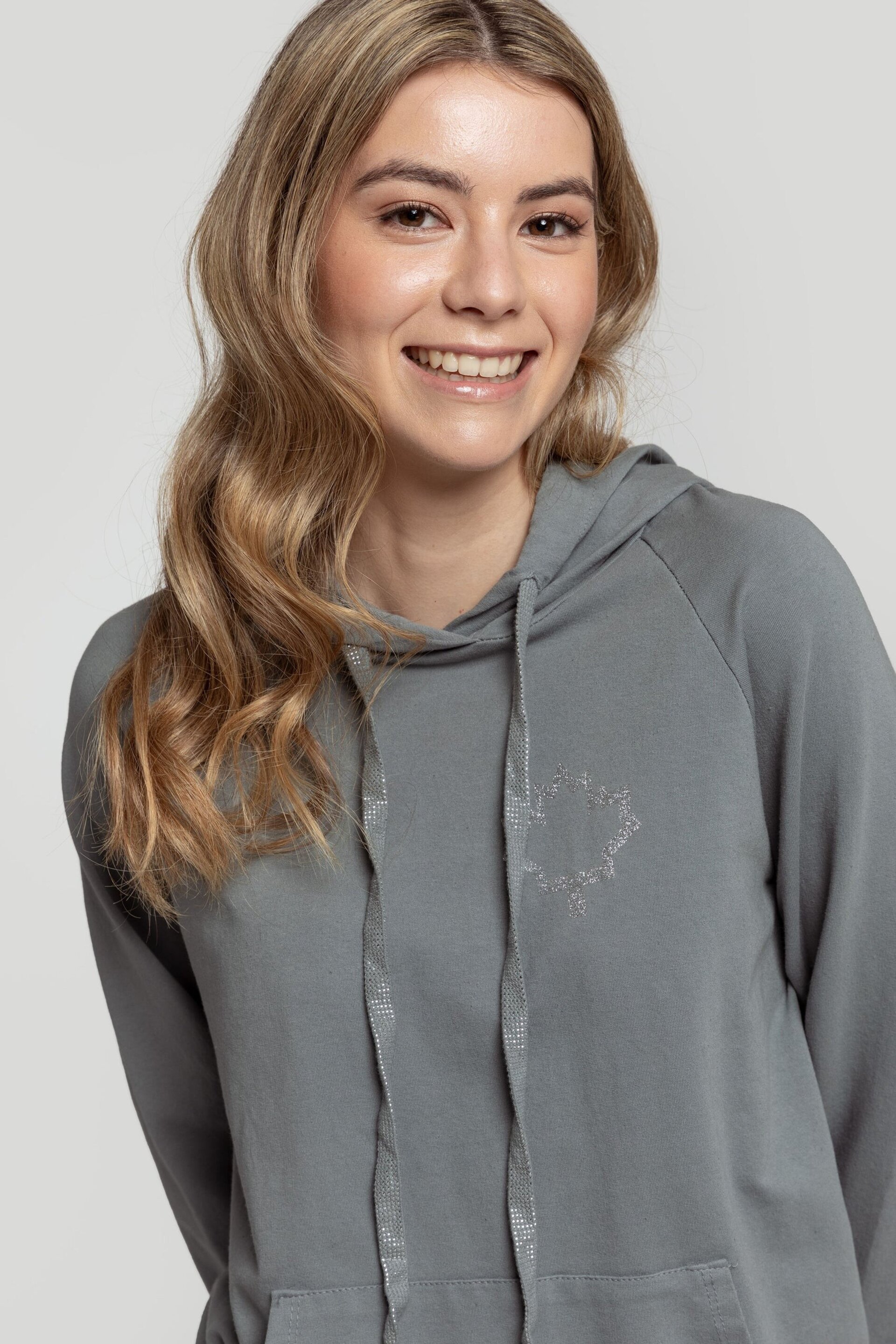 SUDADERA HOJA GRIS - 2