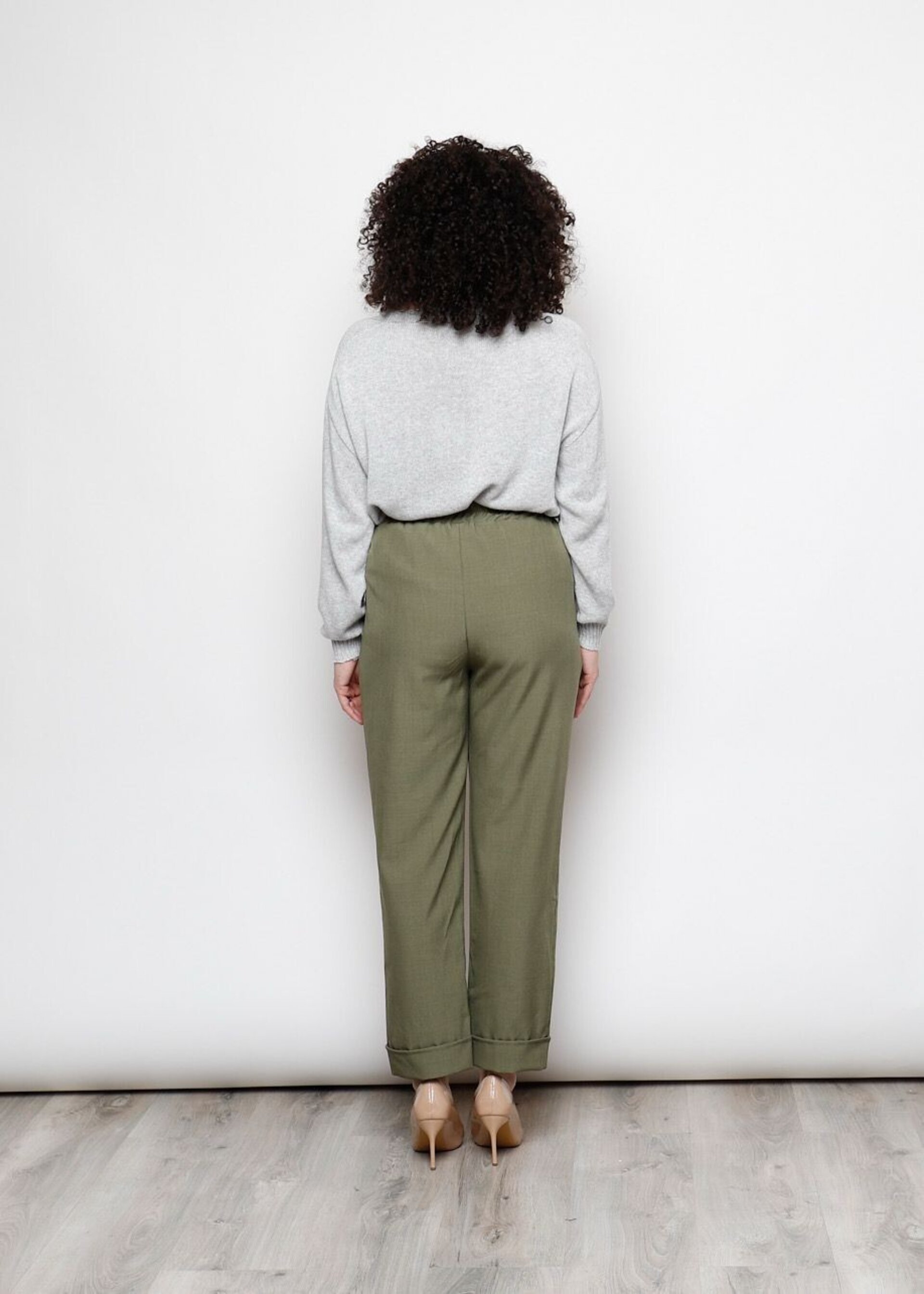 PANTALÓN LAZO VERDE OLIVA - 3