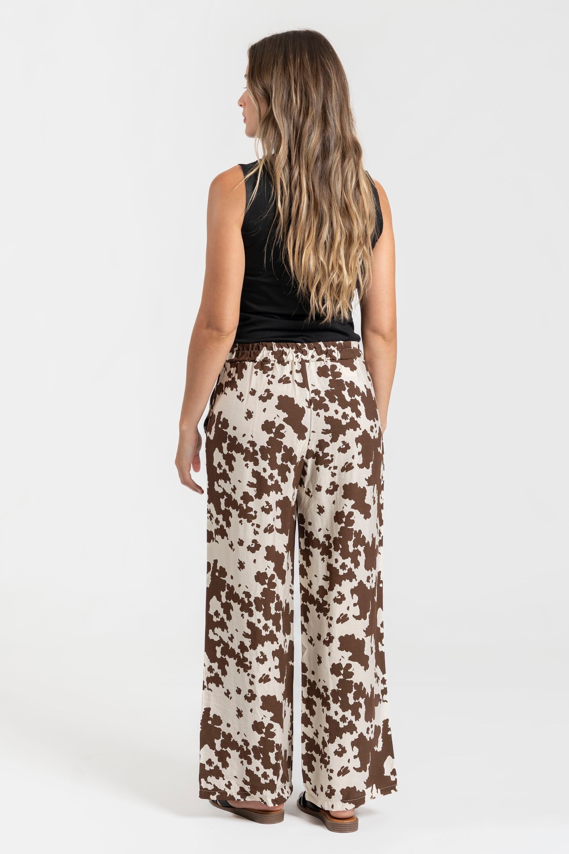 PANTALON COW PRINT FLUIDO - 3