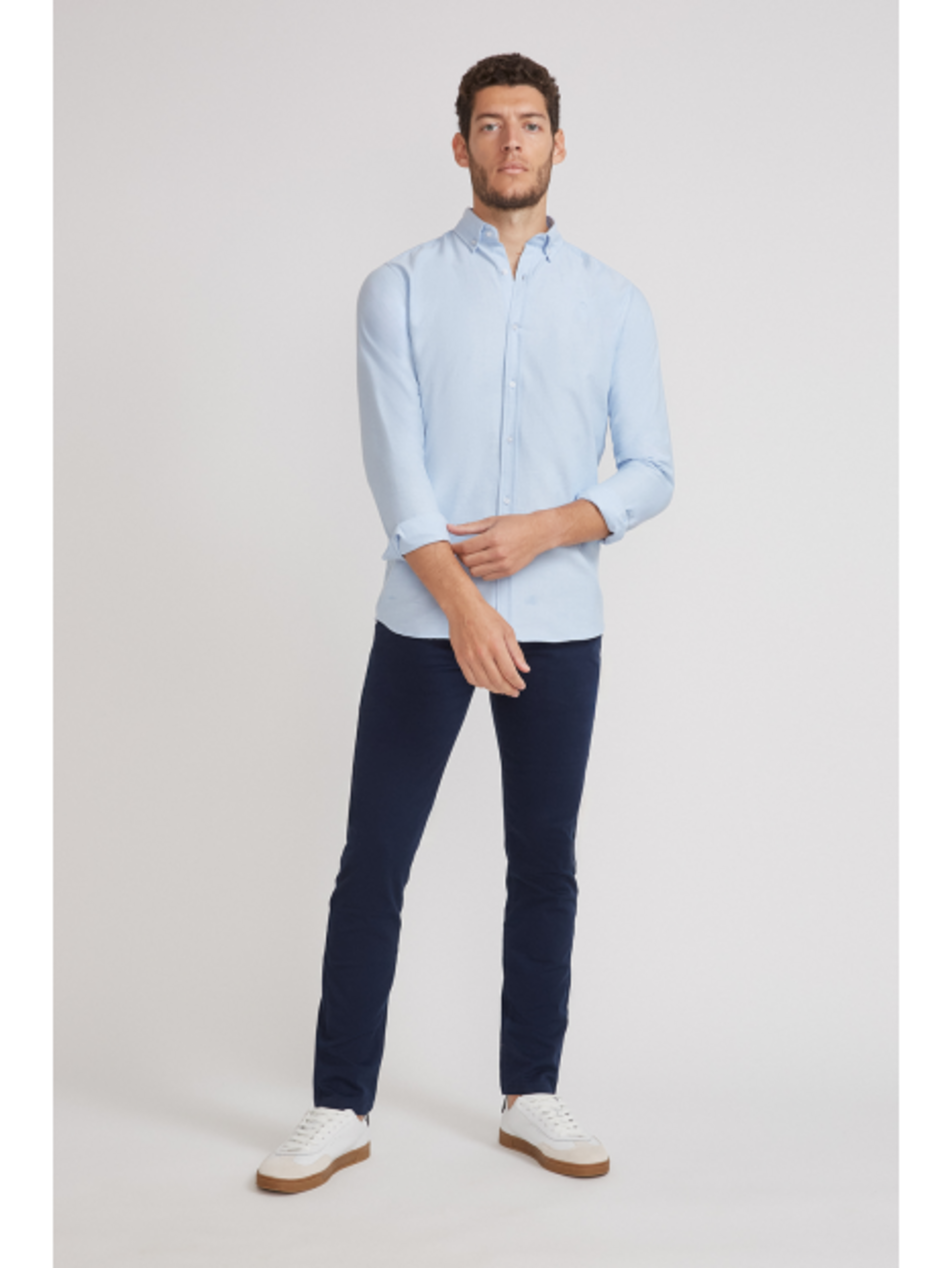CAMISA OXFORD AZUL - 2