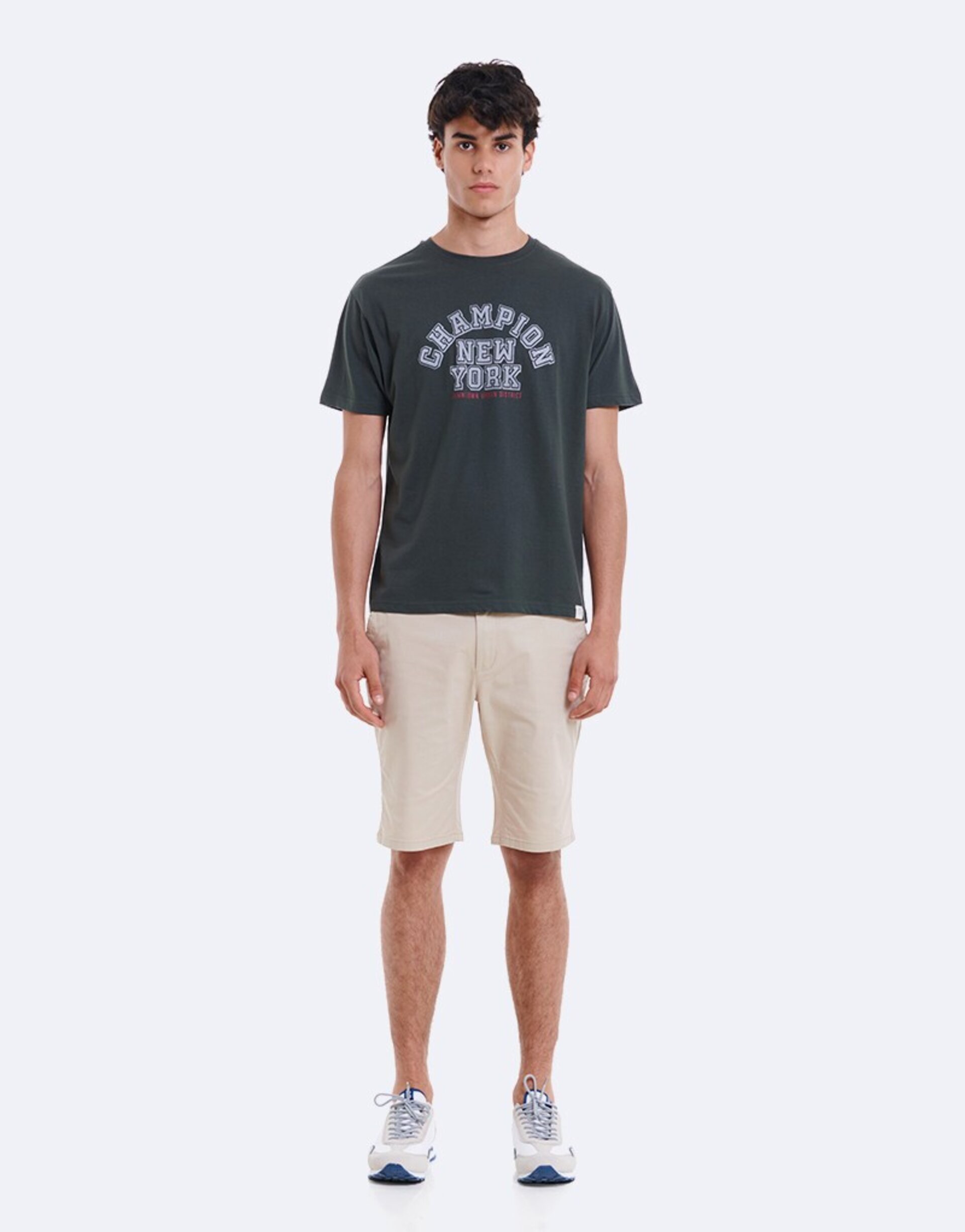 CAMISETA CHAMPION NY OLIVA - 4
