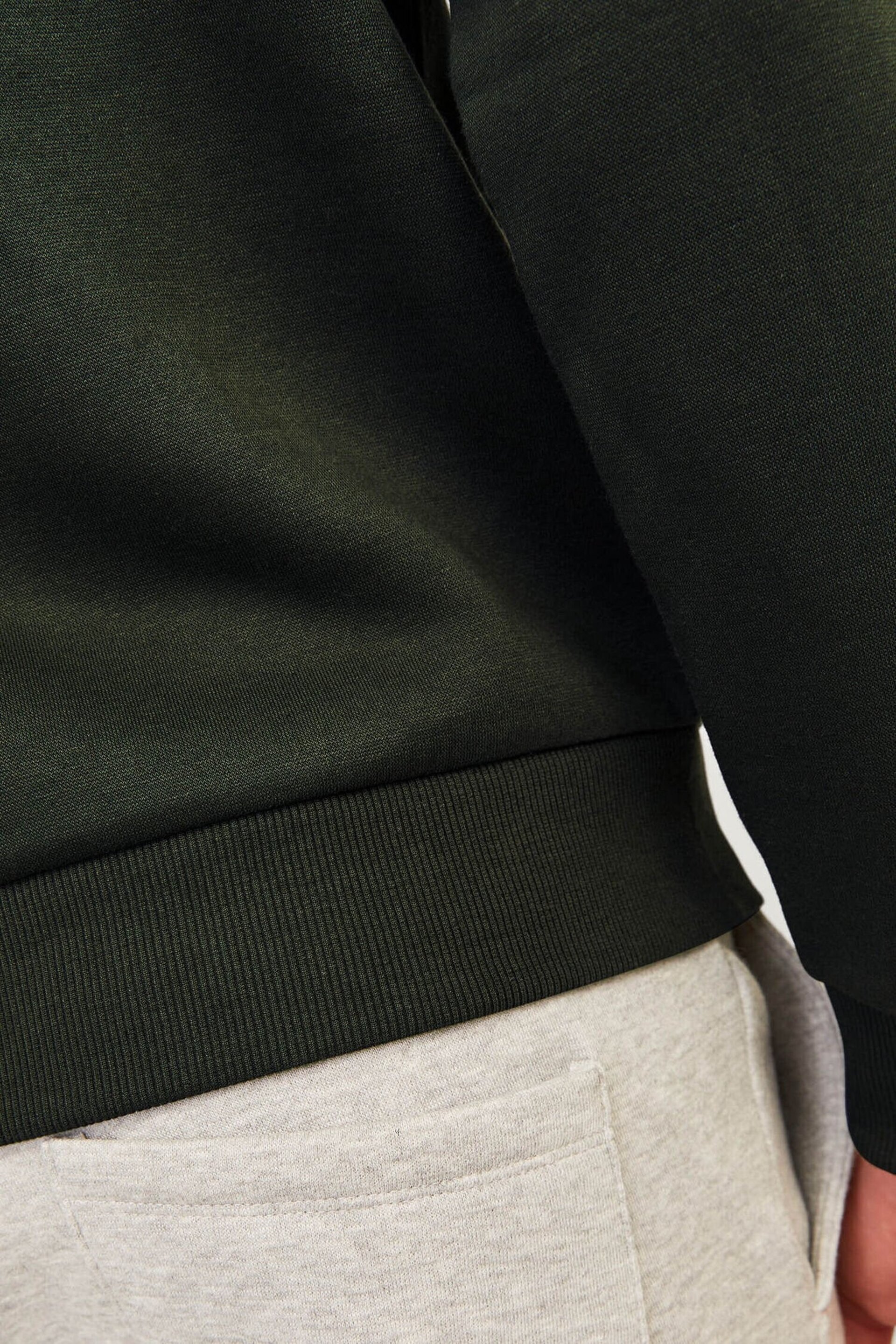 SUDADERA REGULAR FIT VERDE - 6