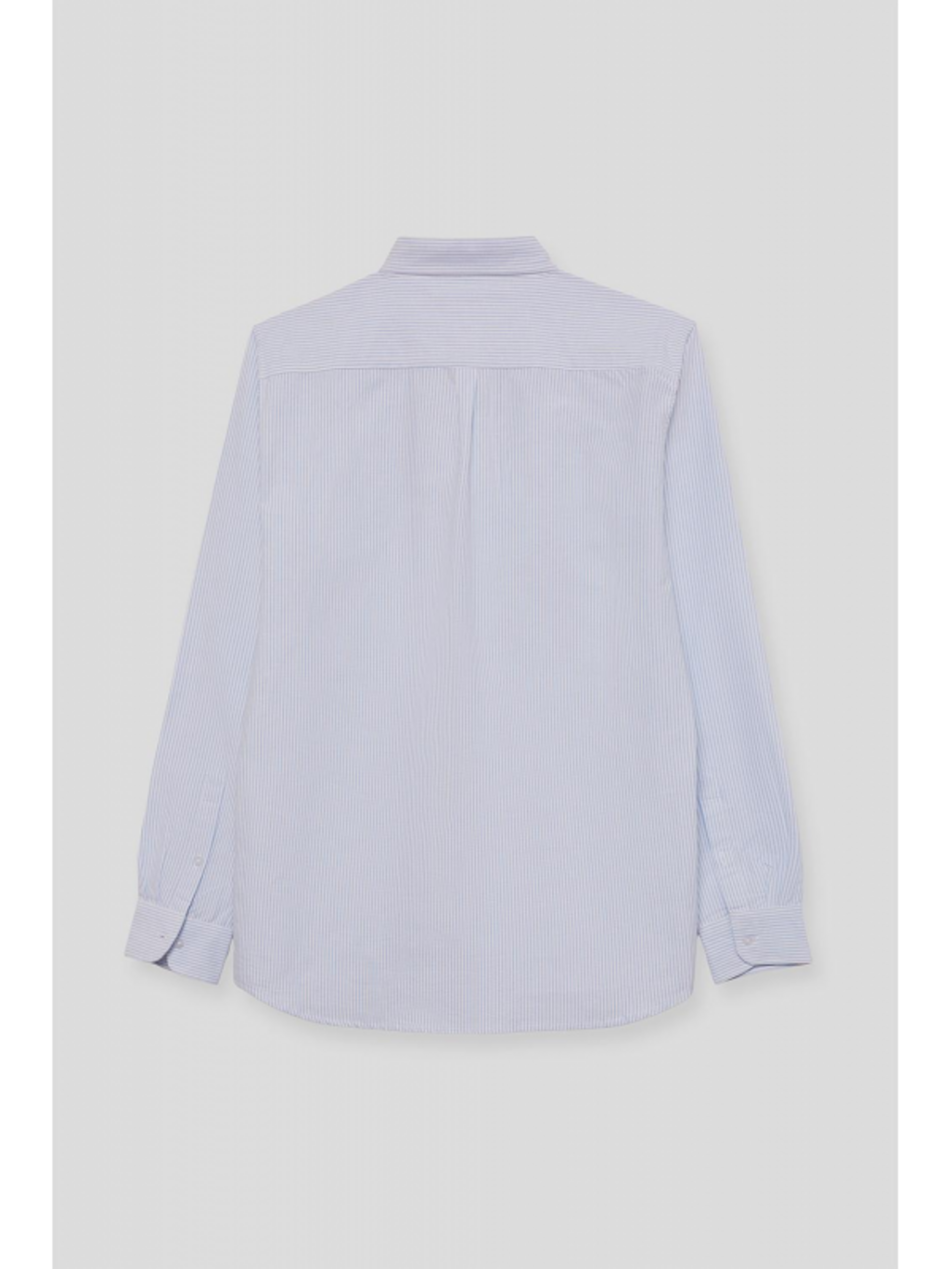CAMISA OXFORD RAYAS AZUL - 5