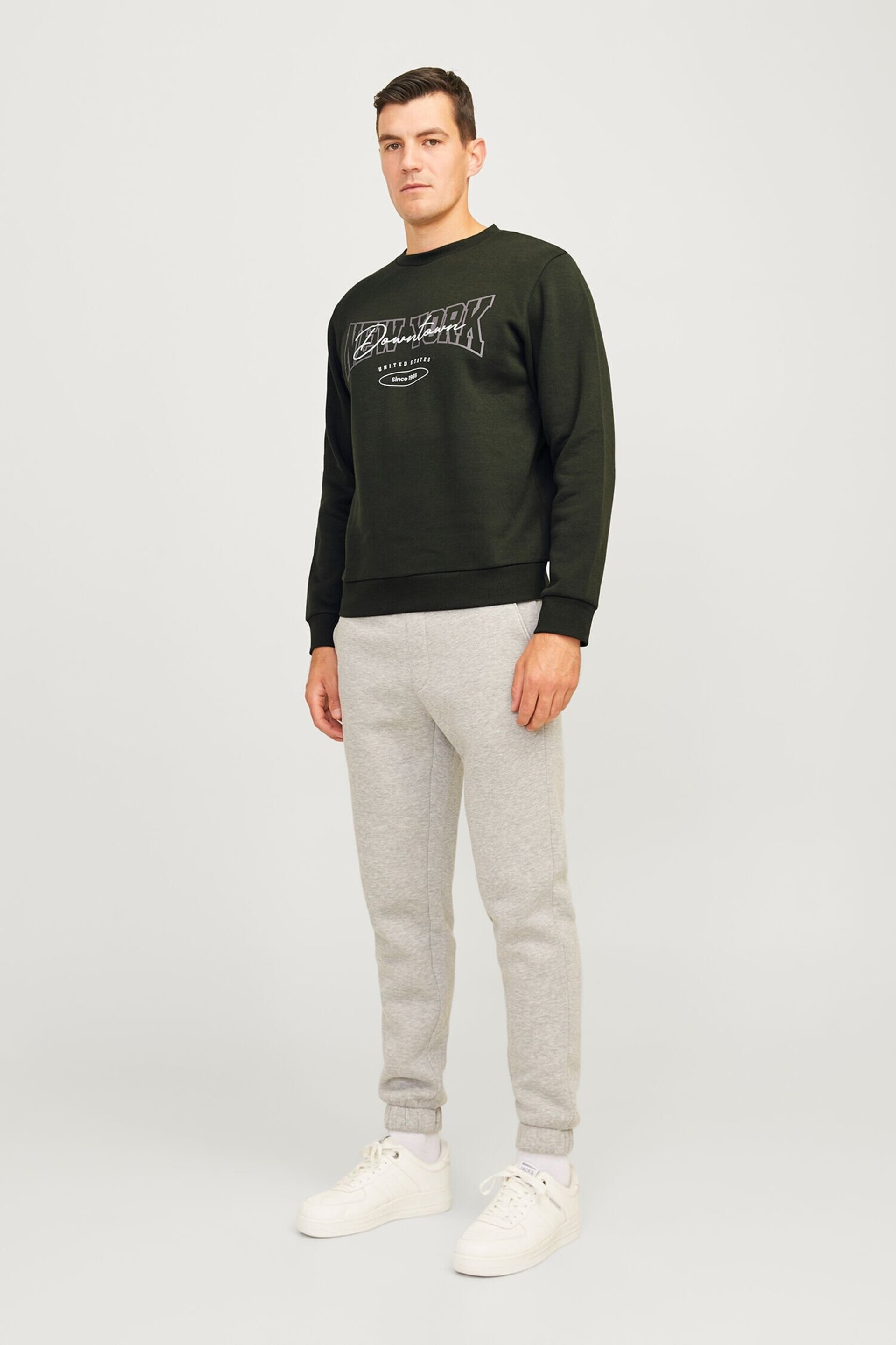 SUDADERA REGULAR FIT VERDE - 2