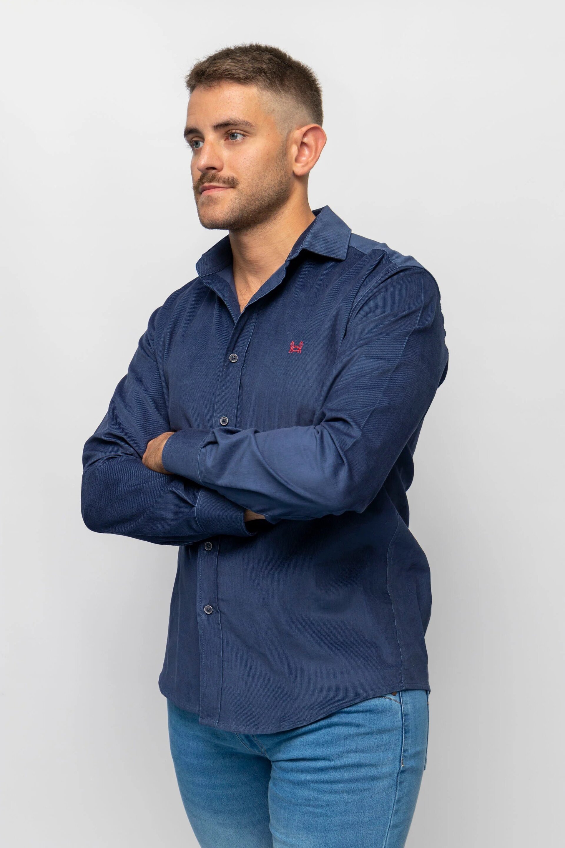 CAMISA MICROPANA MARINO - 1