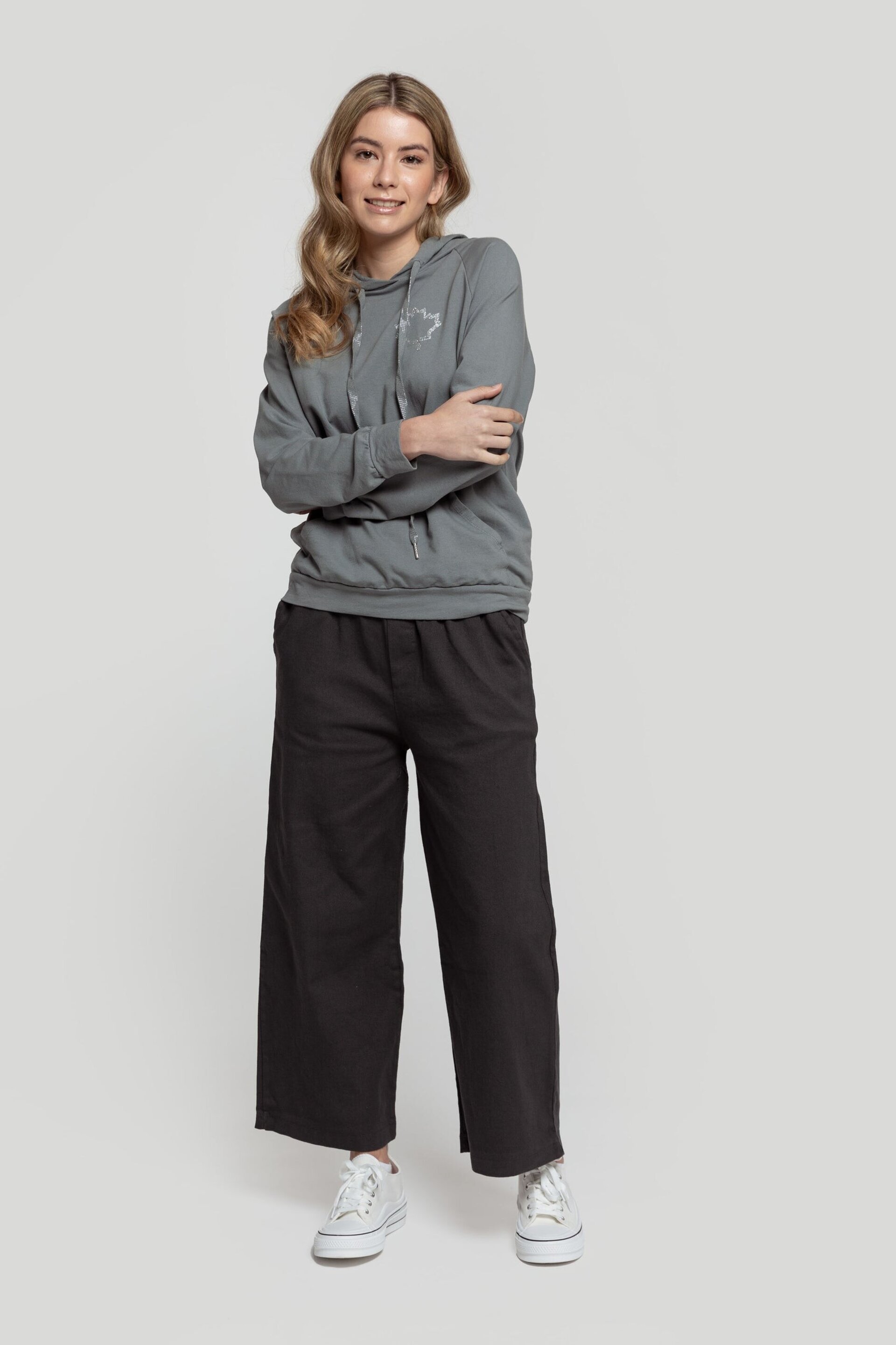 SUDADERA HOJA GRIS - 4