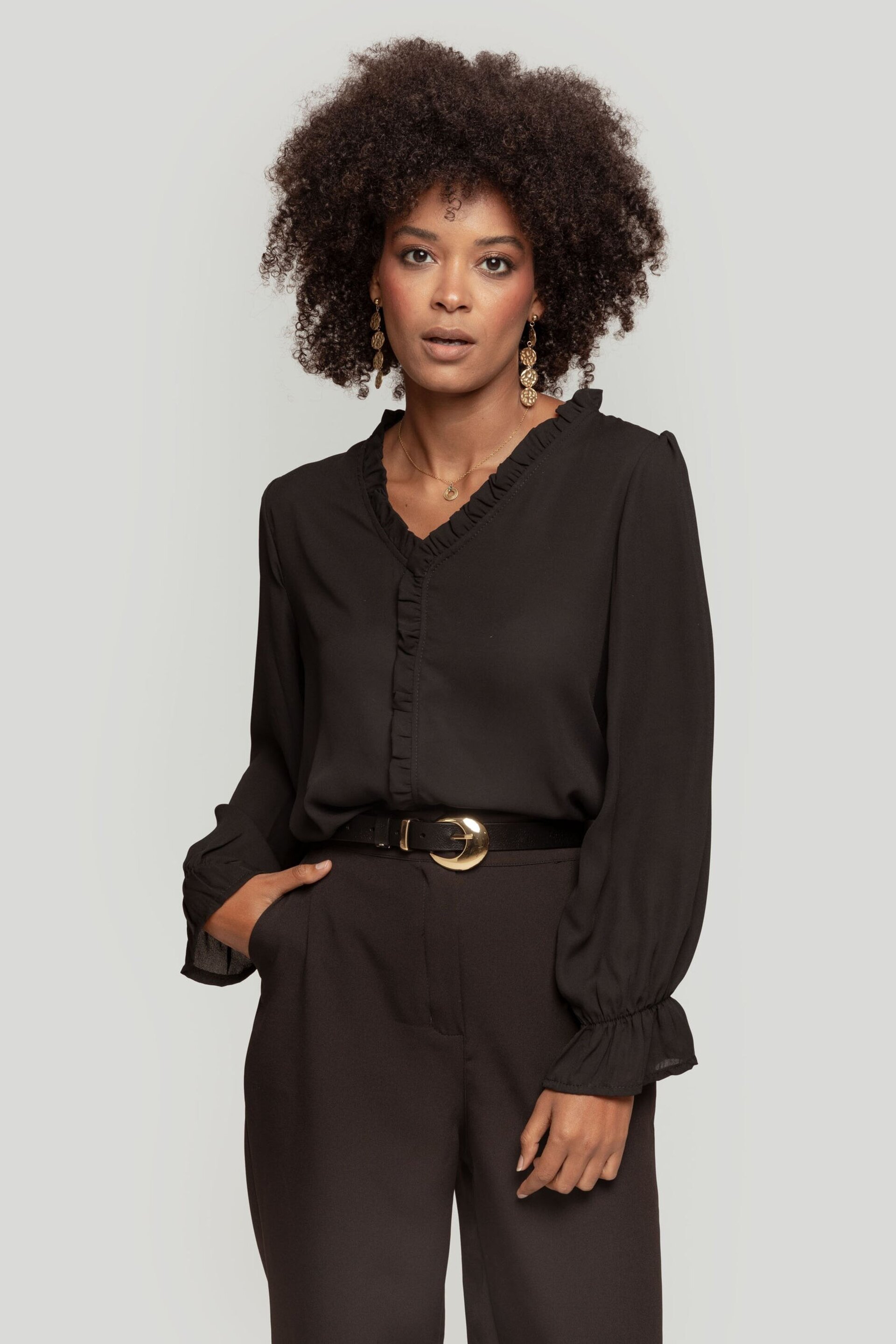 BLUSA GASA NEGRA - 2