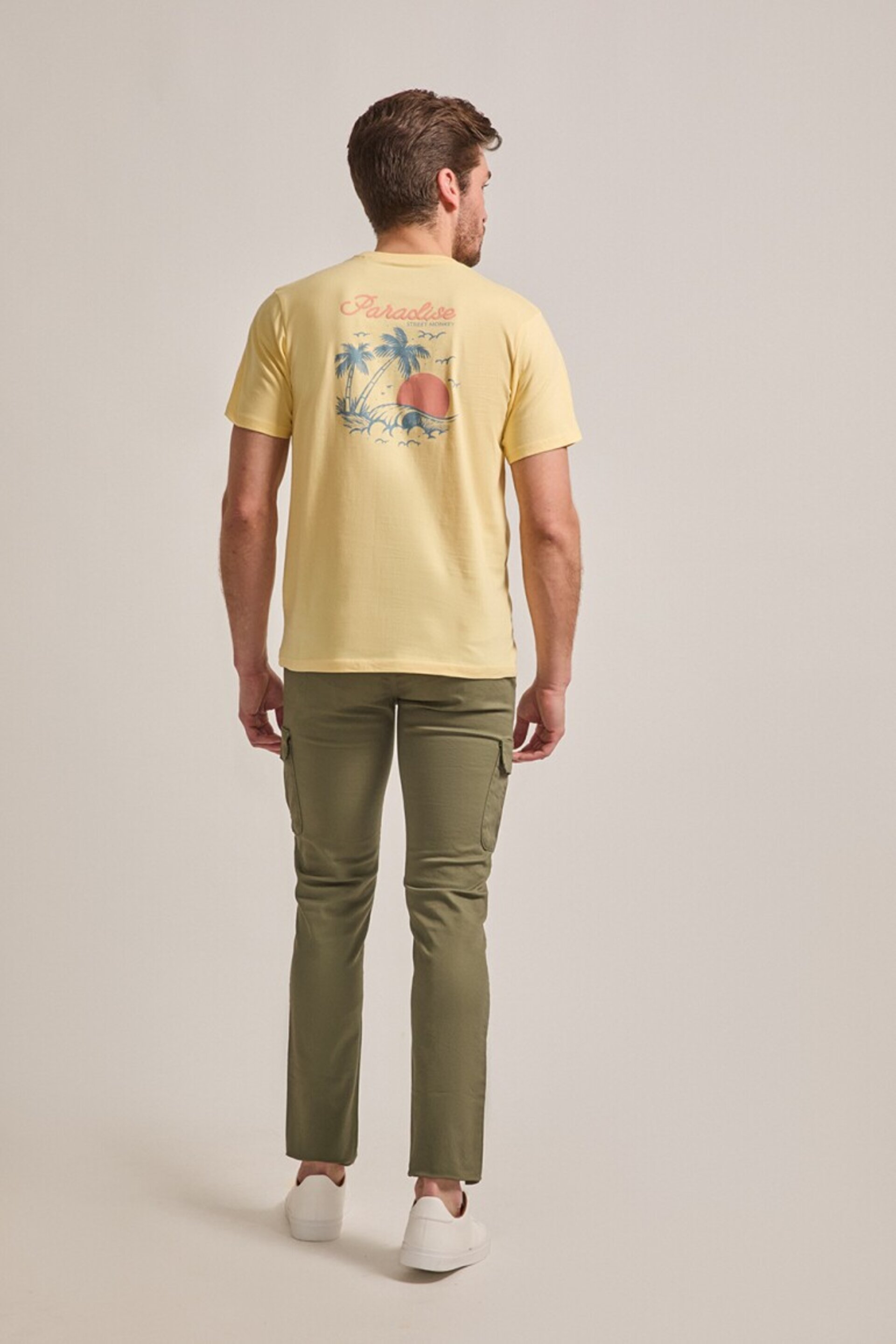 PANTALÓN CARGO CHINO "VERDE KAKHI" - 2