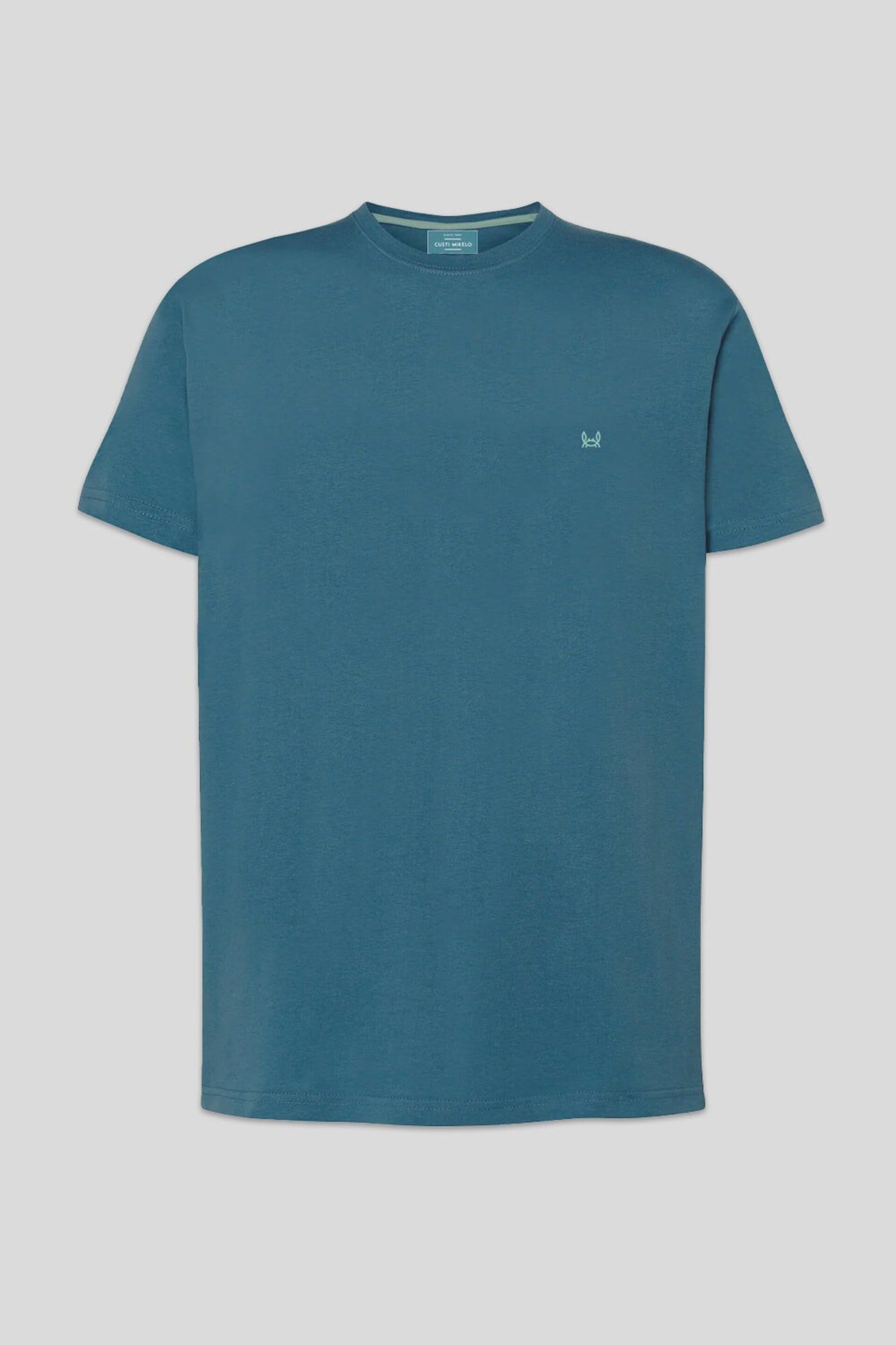 CAMISETA BÁSICA AZUL ÁCIDO - 4