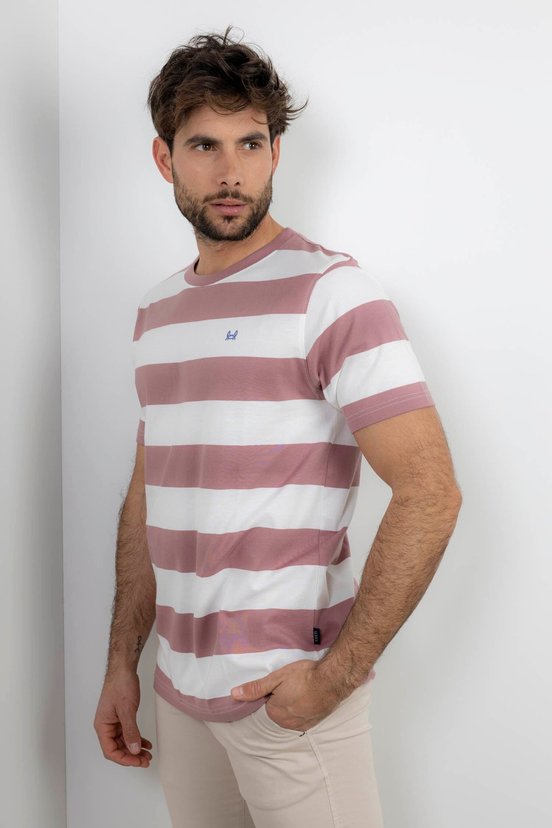 CAMISETA RAYAS BURDEOS | MONACO - 3