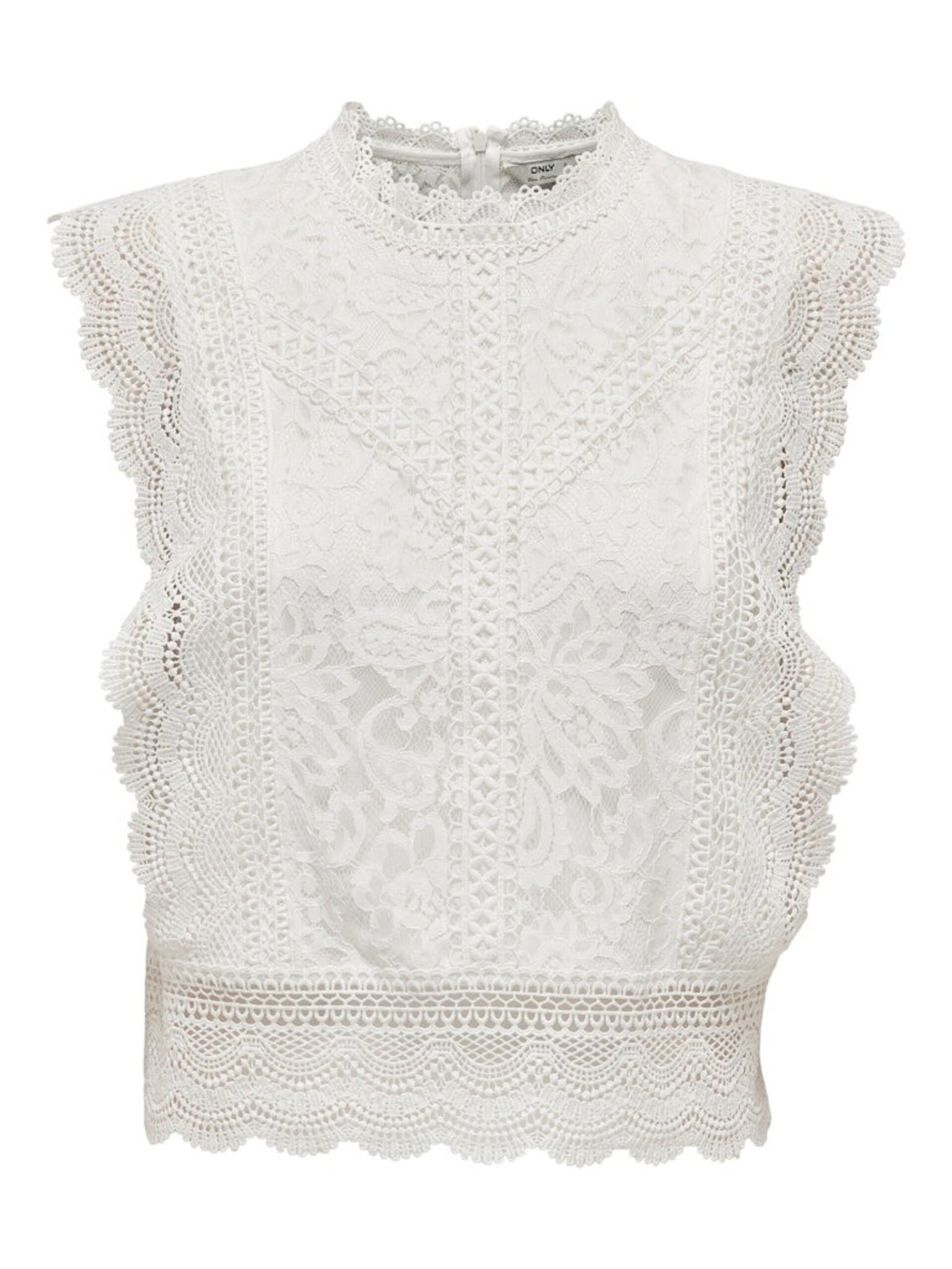 TOP DE ENCAJE BLANCO - 5