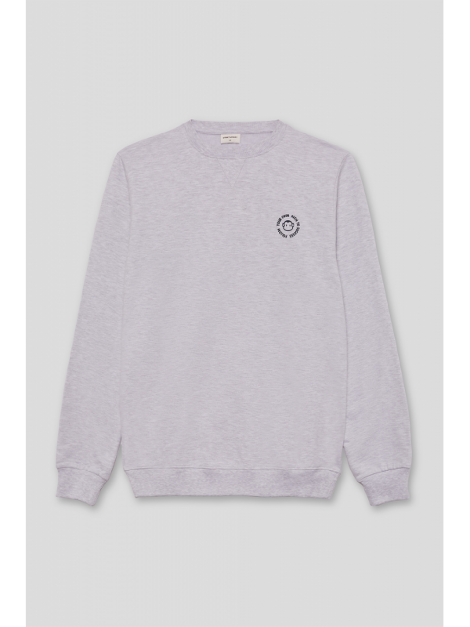SUDADERA "FOLLOW YOUR OWN" GRIS - 3