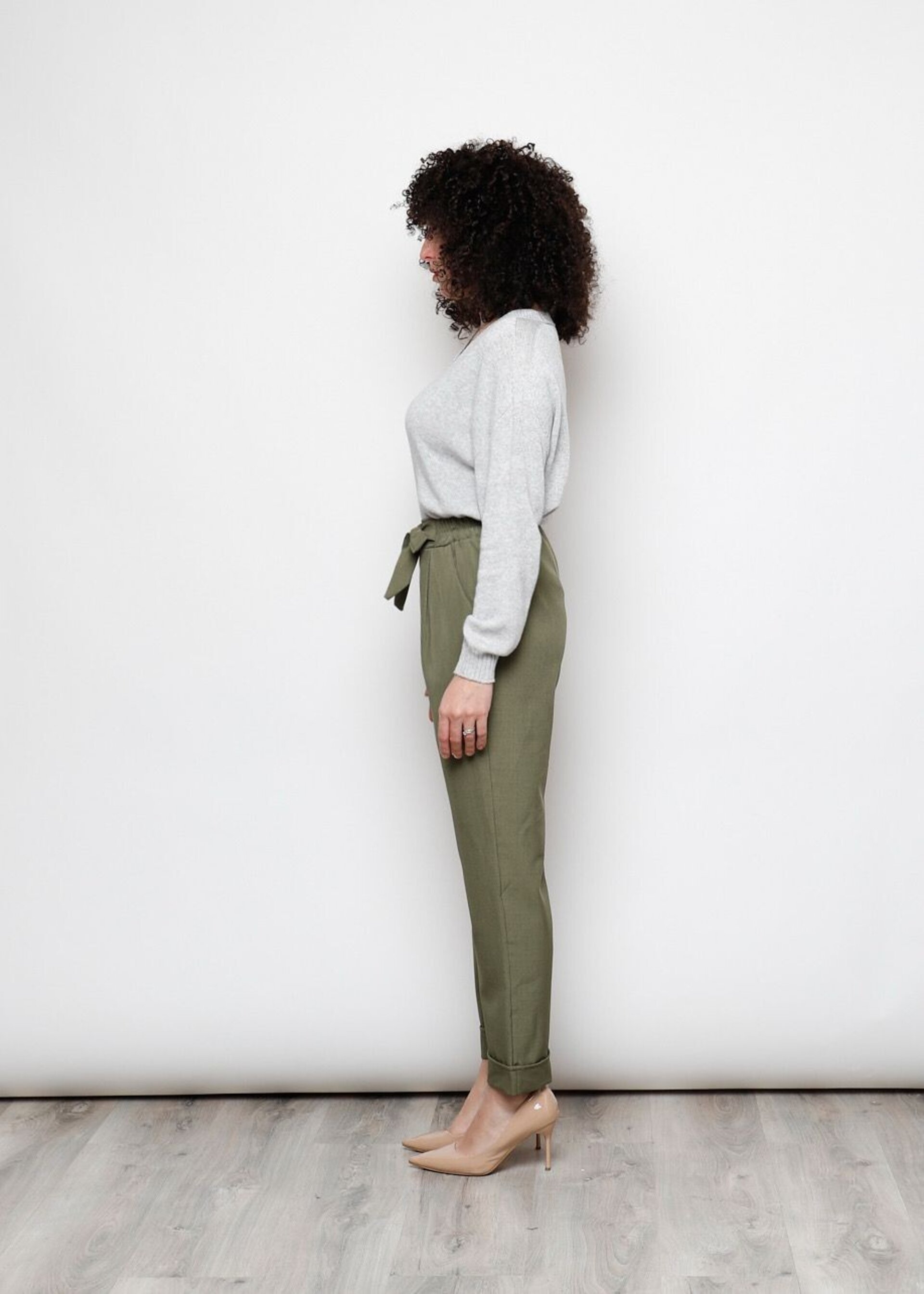 PANTALÓN LAZO VERDE OLIVA - 2
