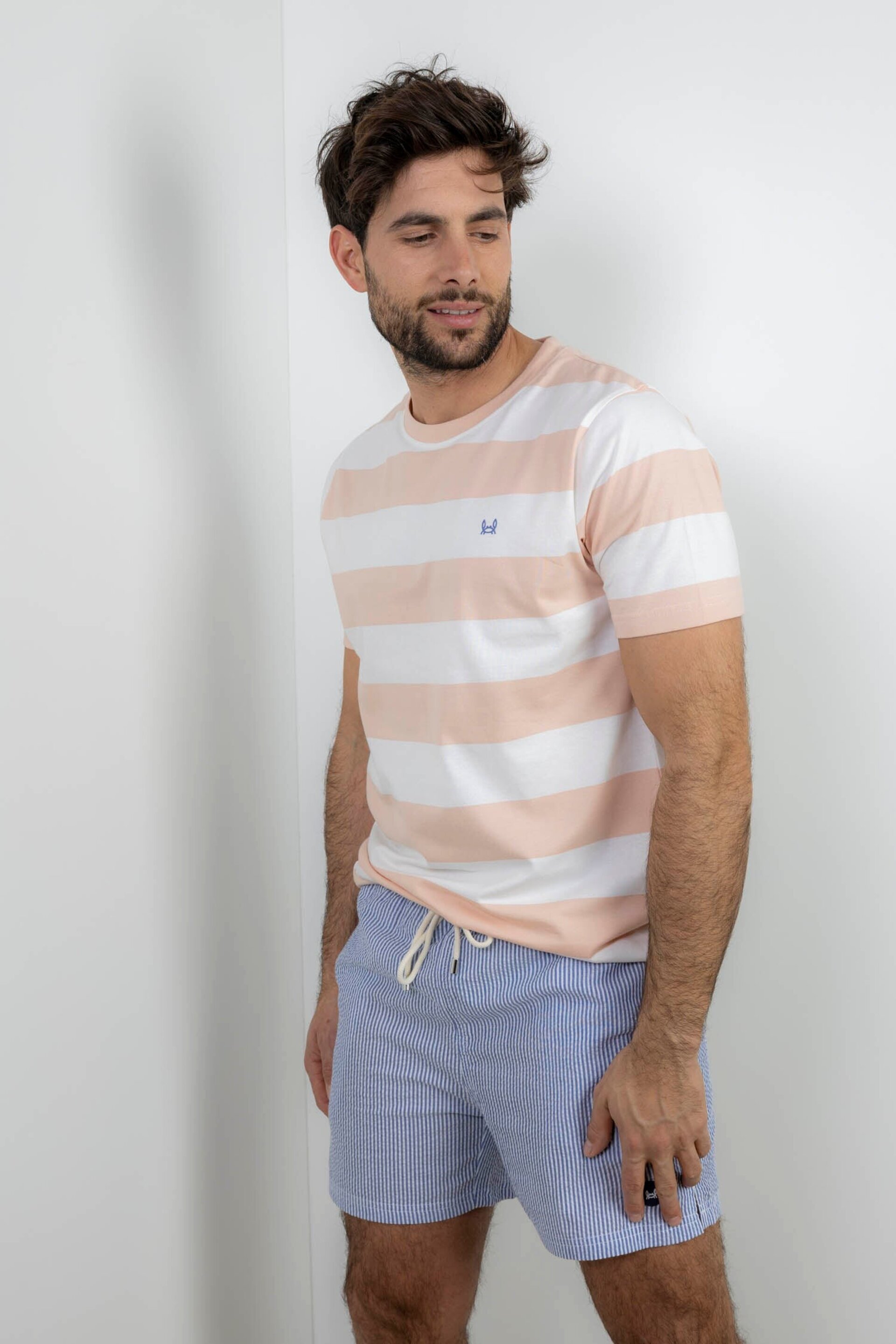 CAMISETA RAYAS ROSA | MONACO - 3
