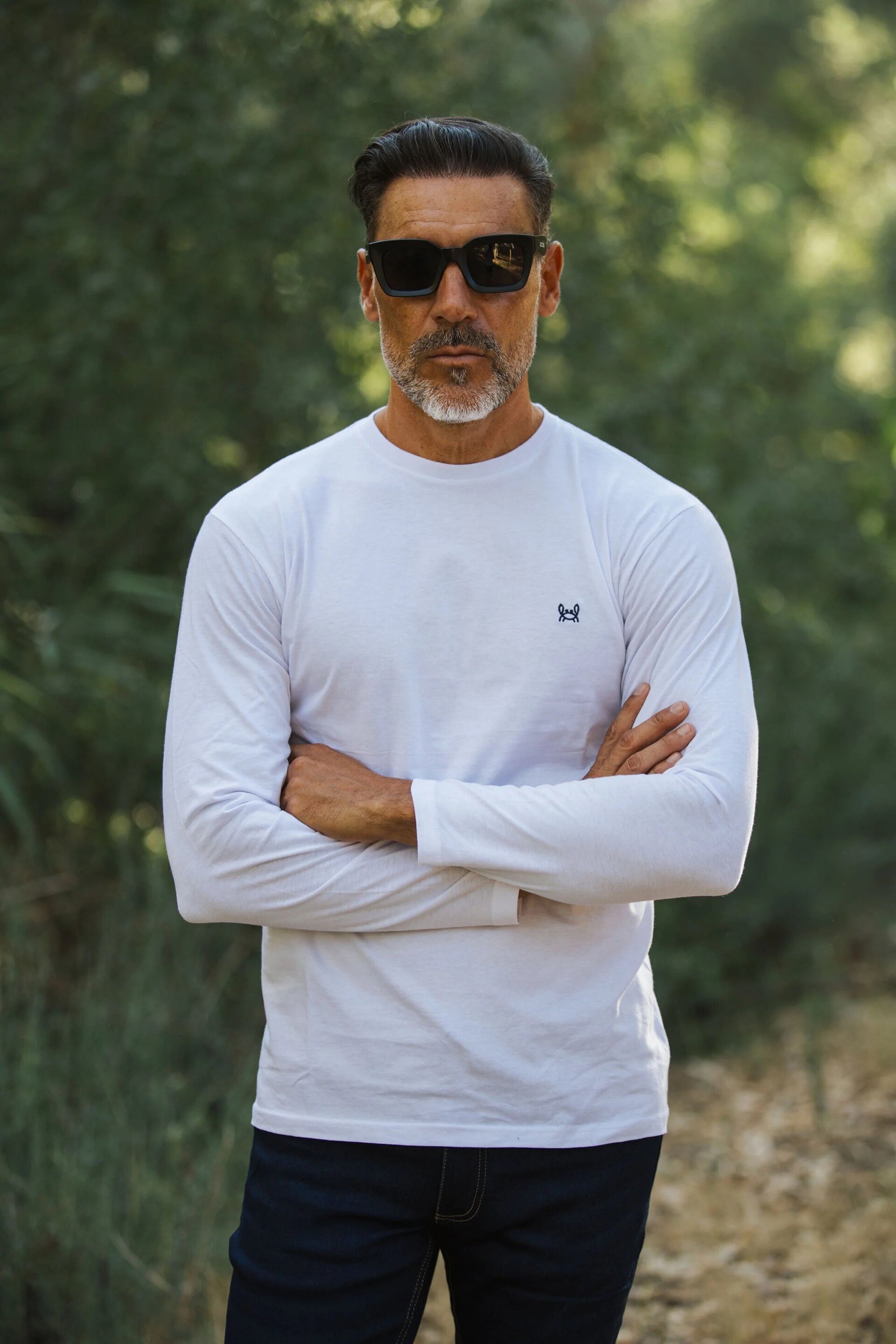 CAMISETA MANGA LARGA BLANCA - 2
