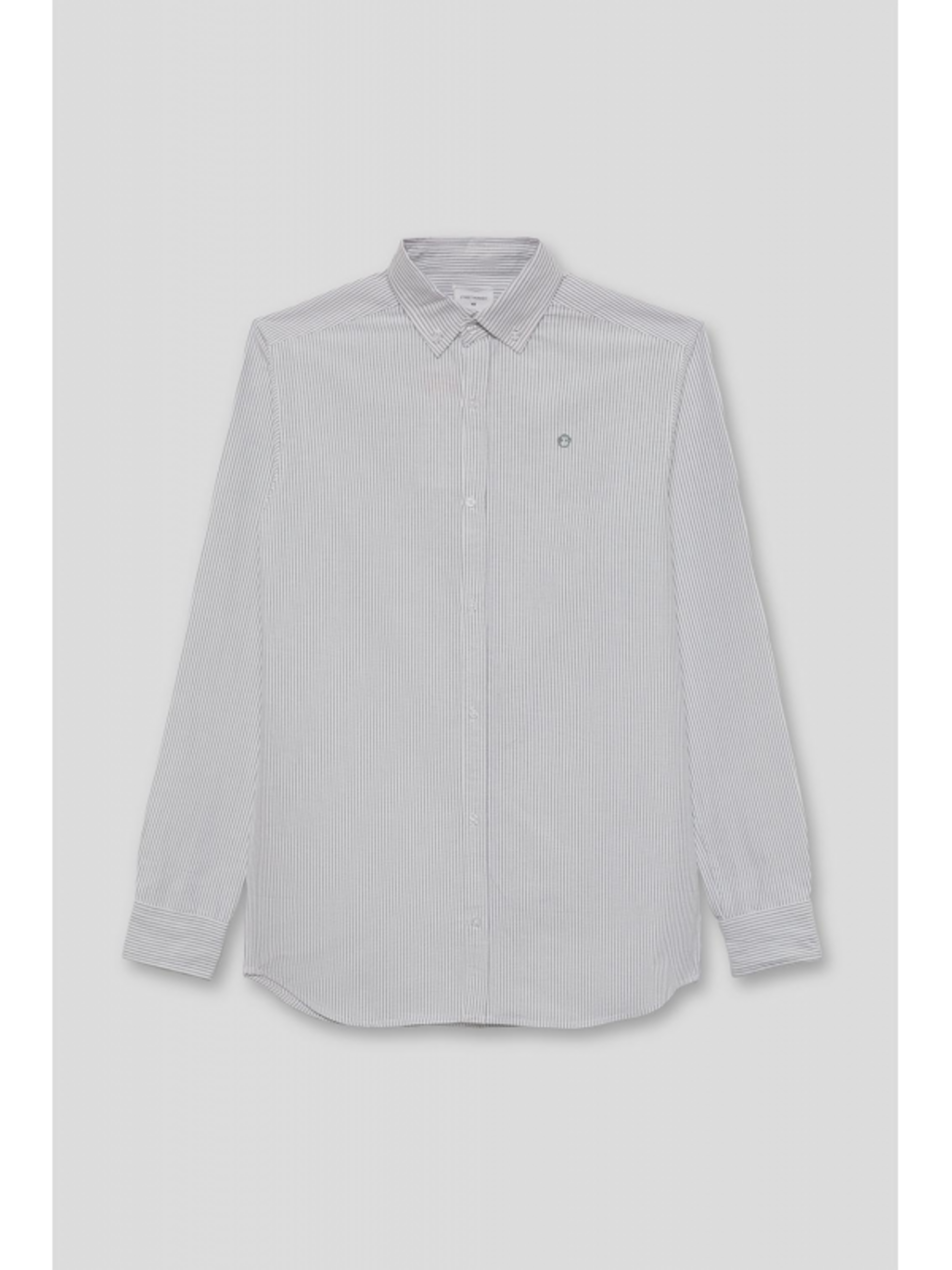 CAMISA OXFORD RAYAS VERDE - 3