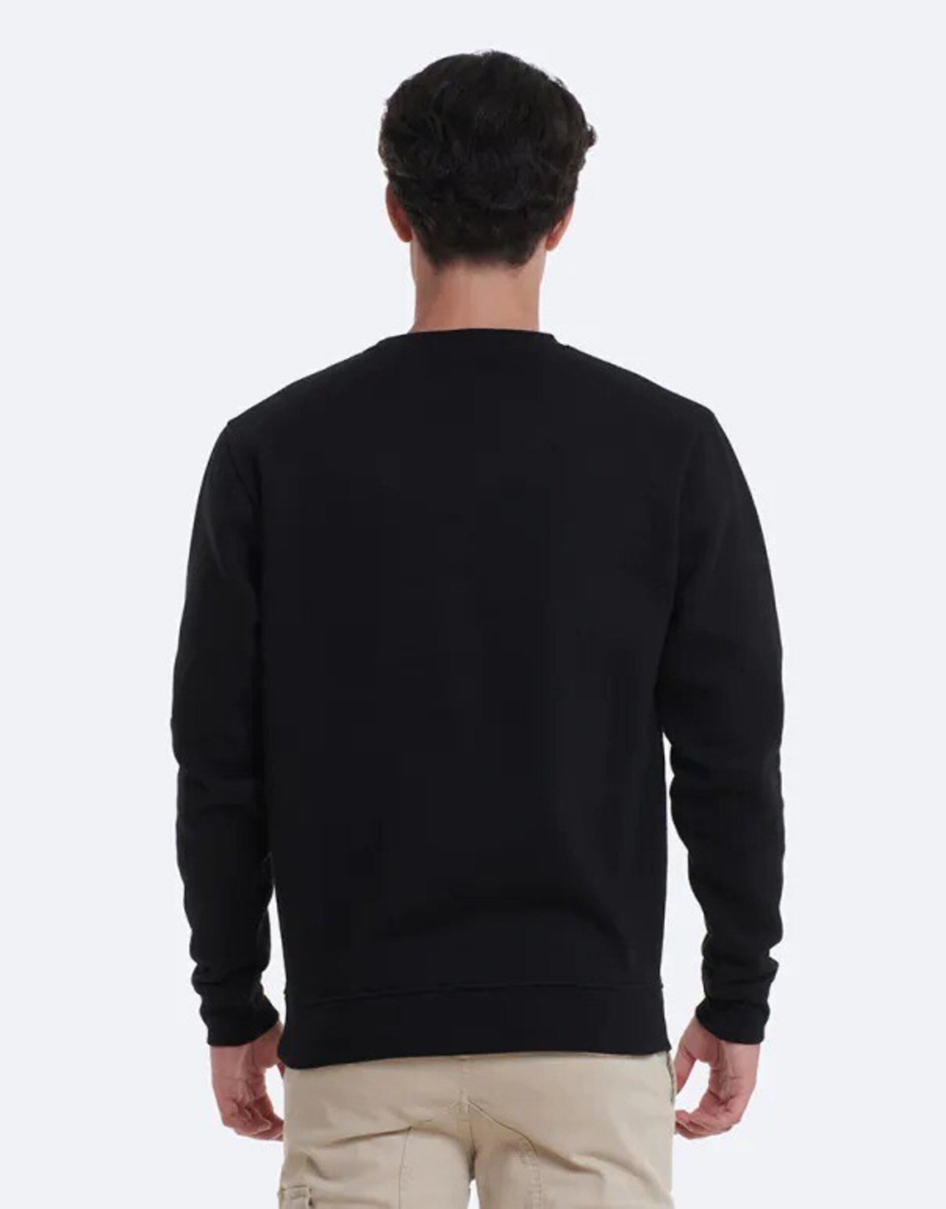 SUDADERA BASICA NEGRA - 2
