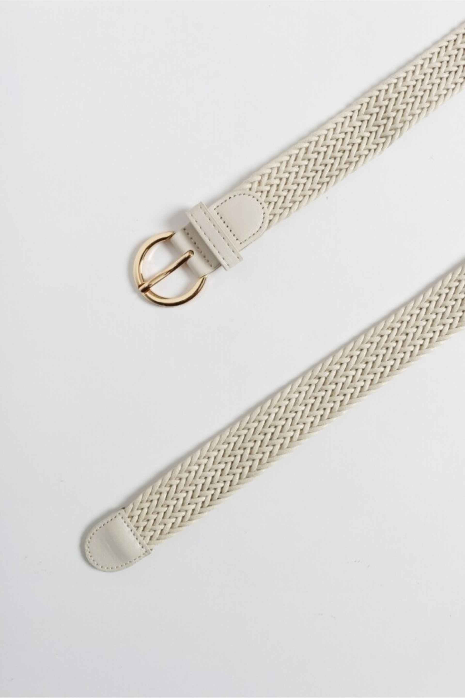 CINTURÓN ARMONIAS TRENZADO- BEIGE - 3