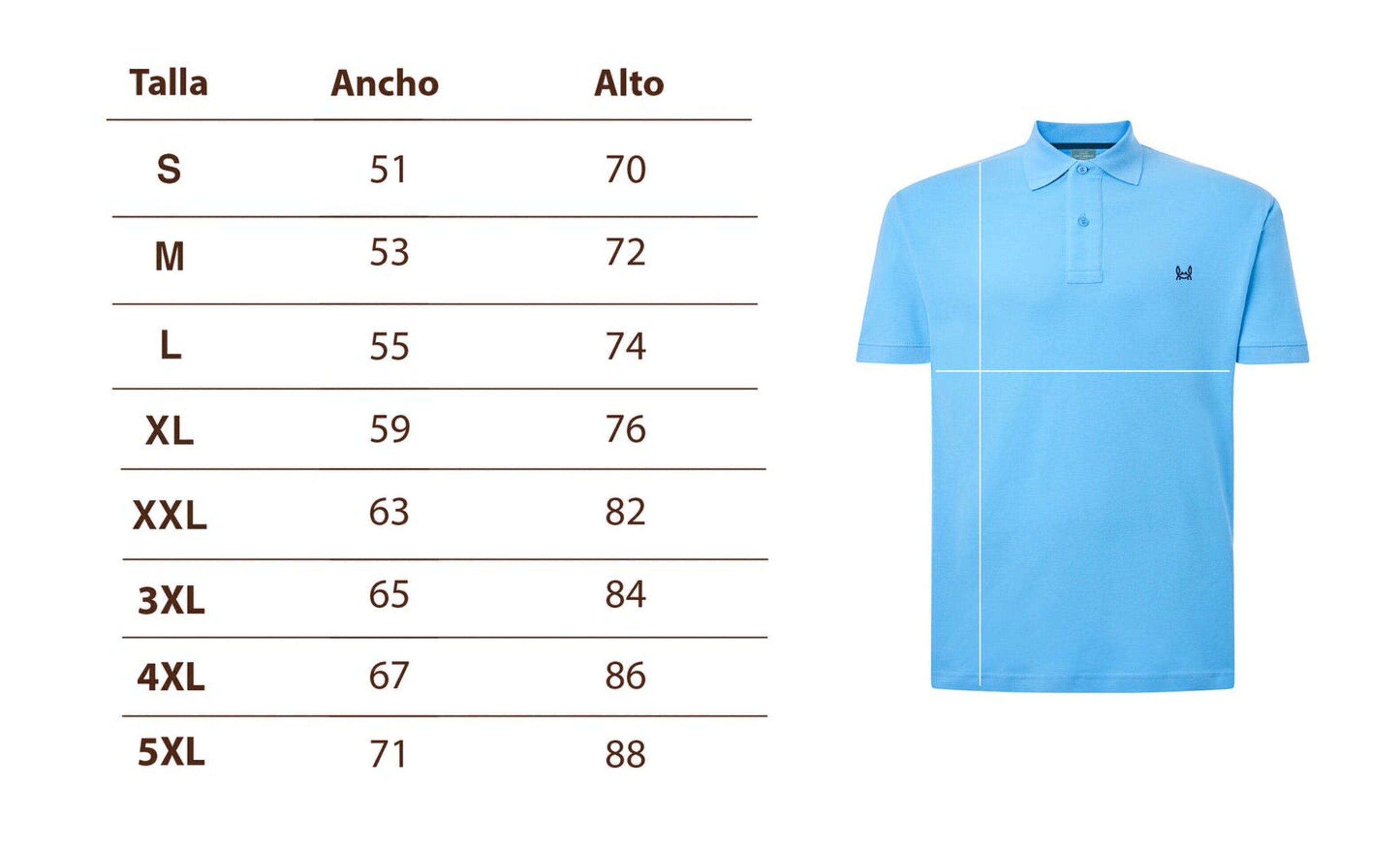 POLO BÁSICO AZUL MEDIO - 4