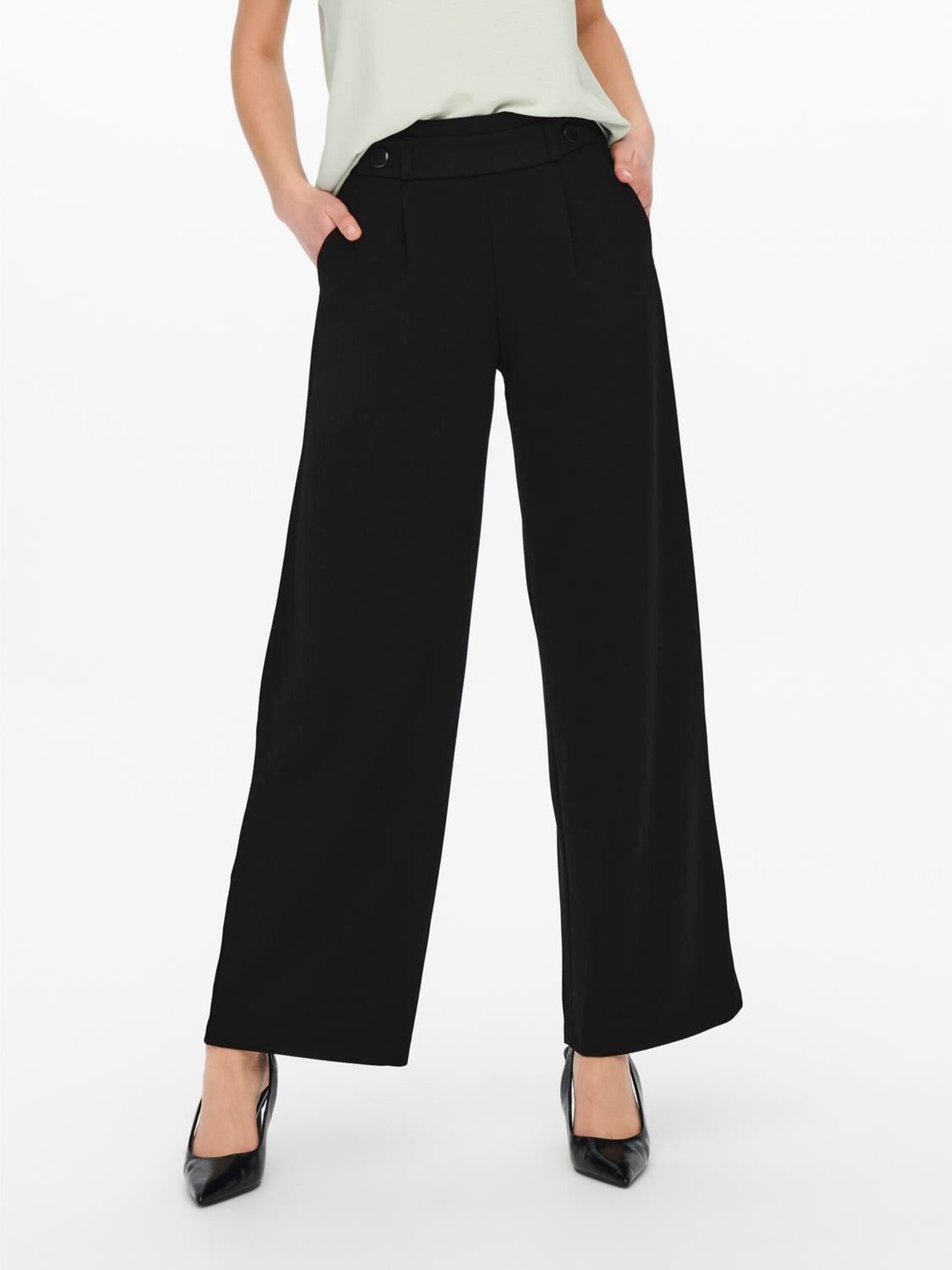 JDYGEGGO PANTALONES DE PERNA ANCHA - 4