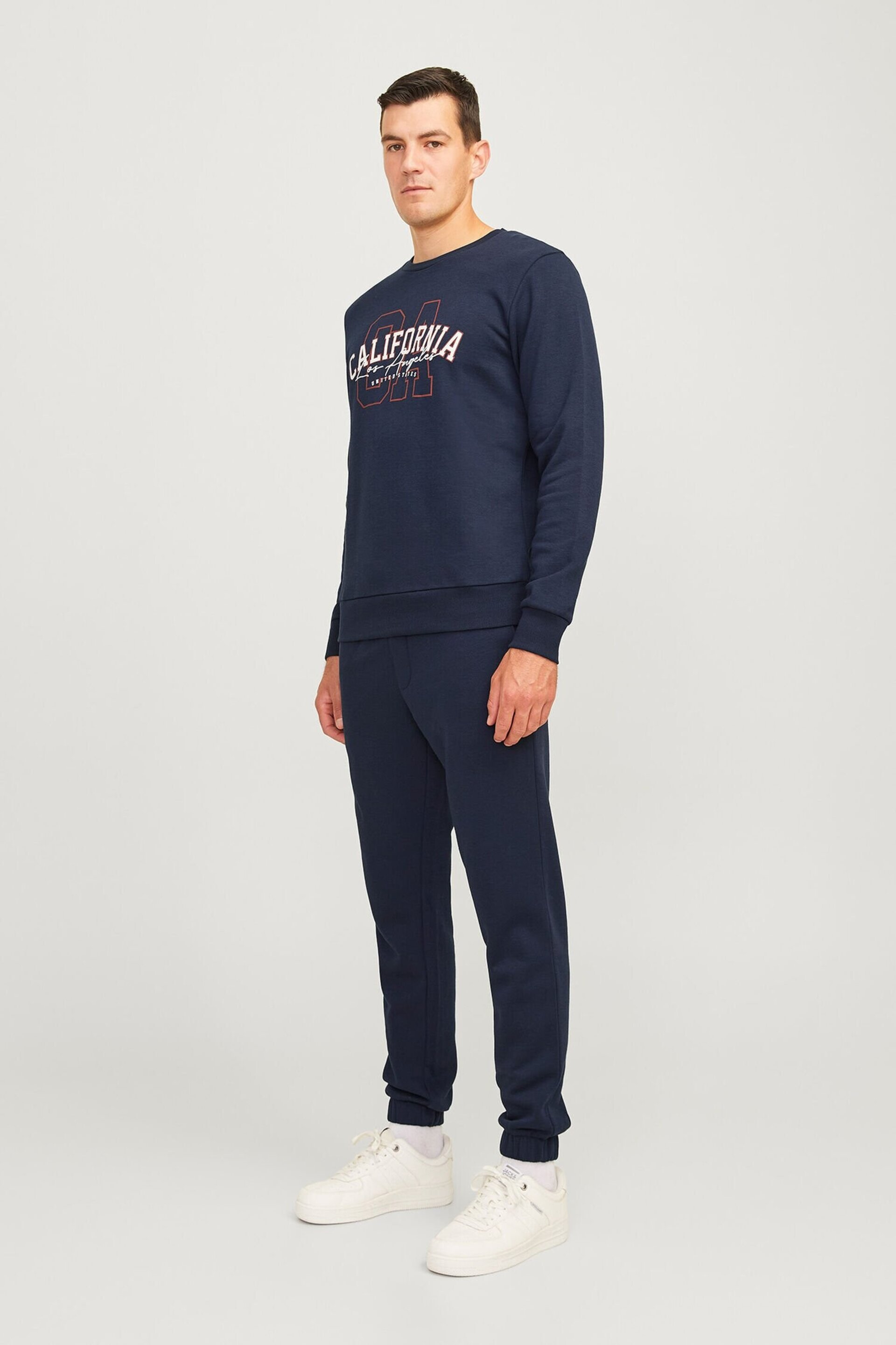 SUDADERA REGULAR FIT MARINO - 3
