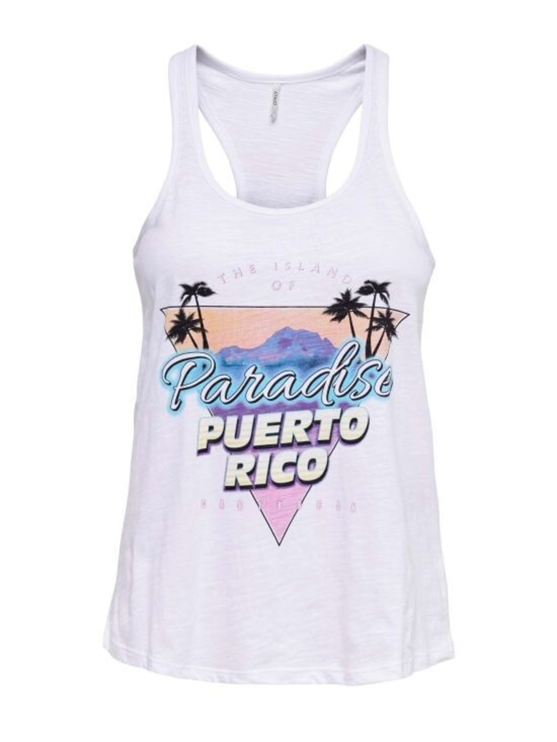 Only Camiseta Bibi Palms Top Box - 4