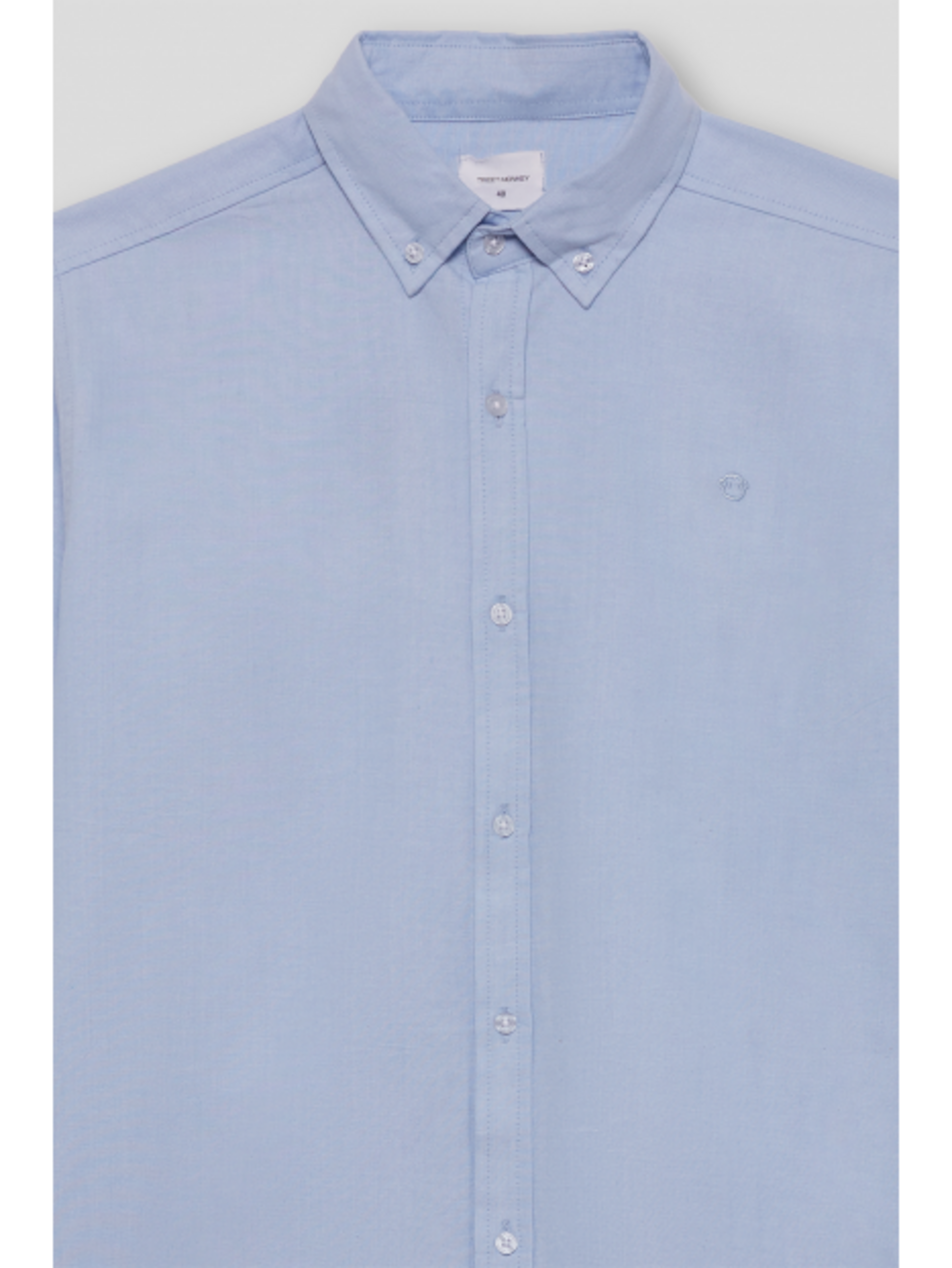 CAMISA OXFORD AZUL - 5