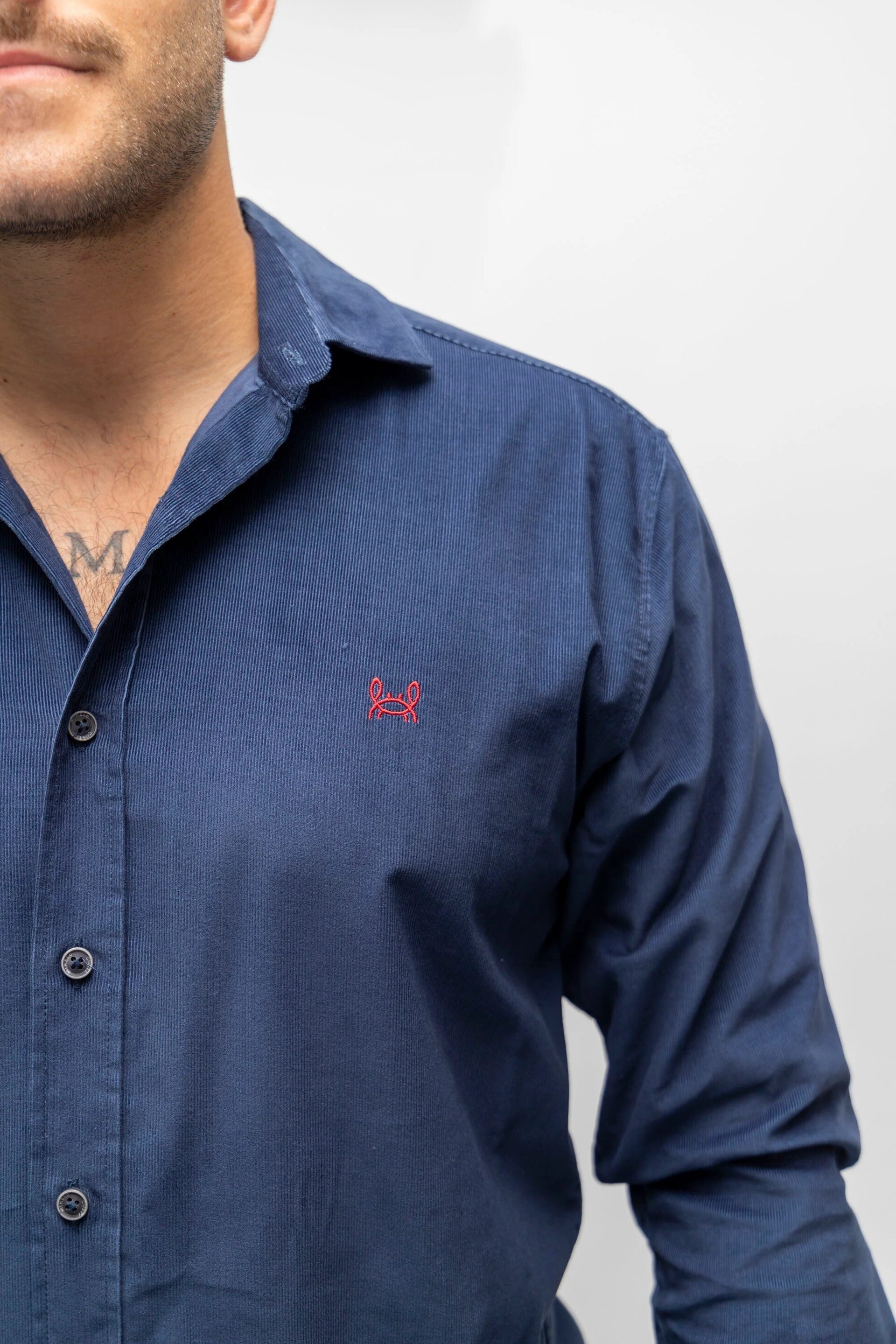 CAMISA MICROPANA MARINO - 2