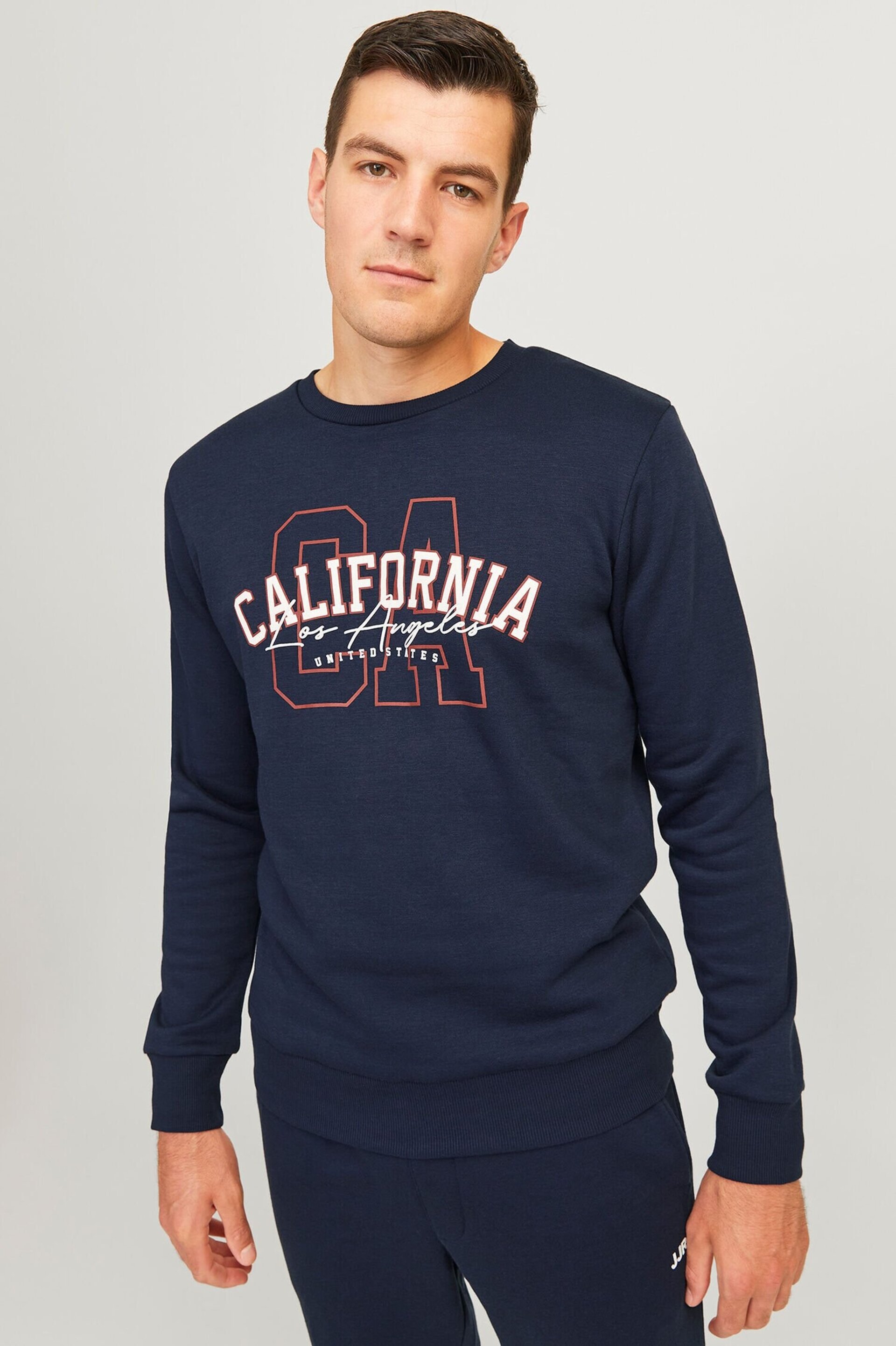 SUDADERA REGULAR FIT MARINO - 2