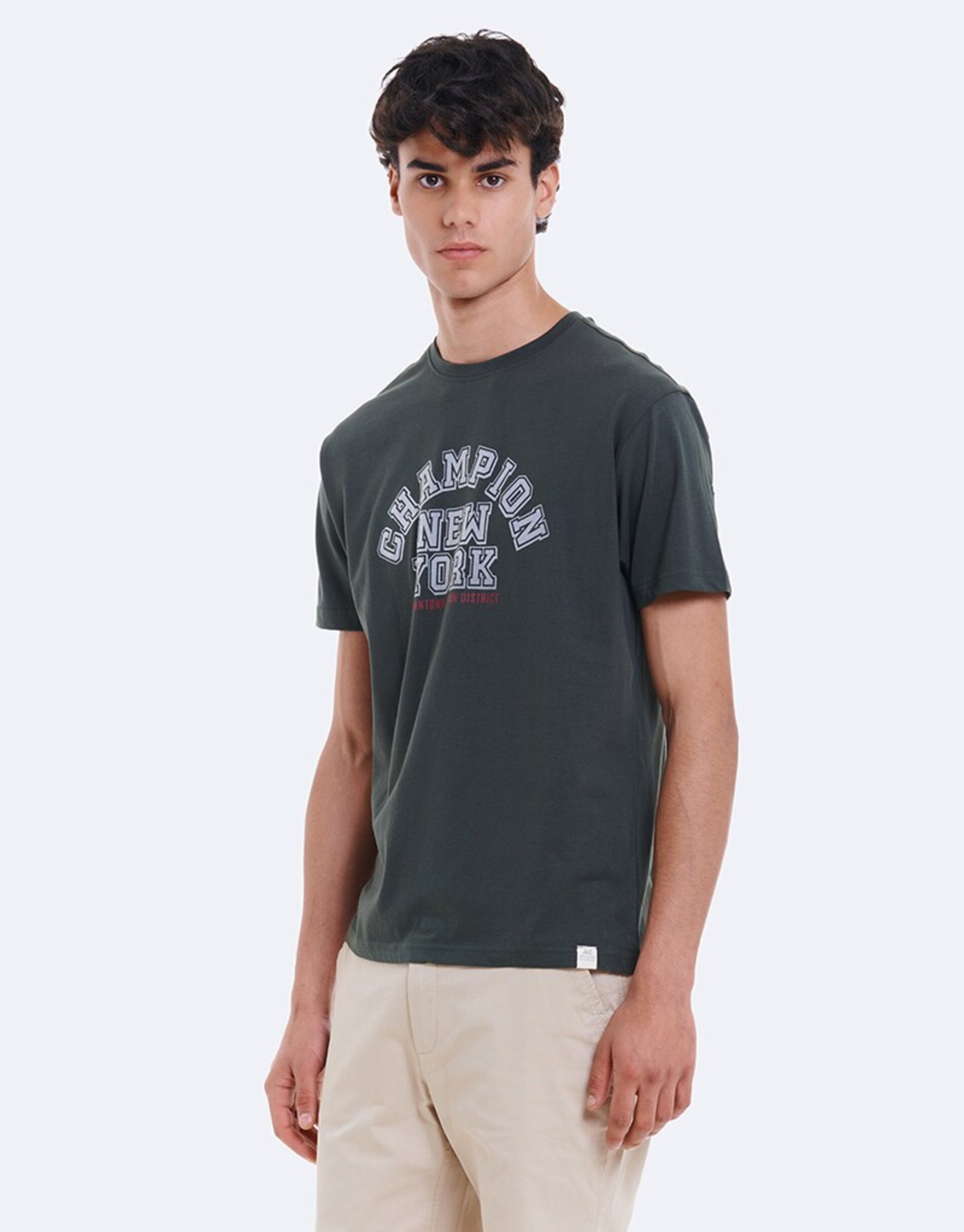 CAMISETA CHAMPION NY OLIVA - 3